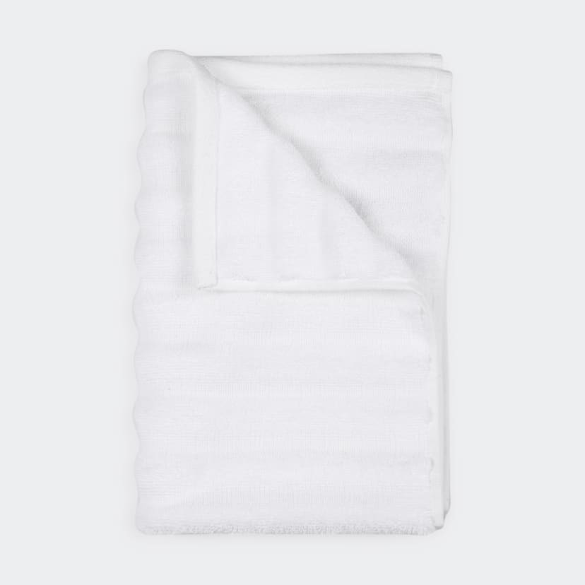 Thick Ribbed Australian Cotton Hand Towel White Kmart