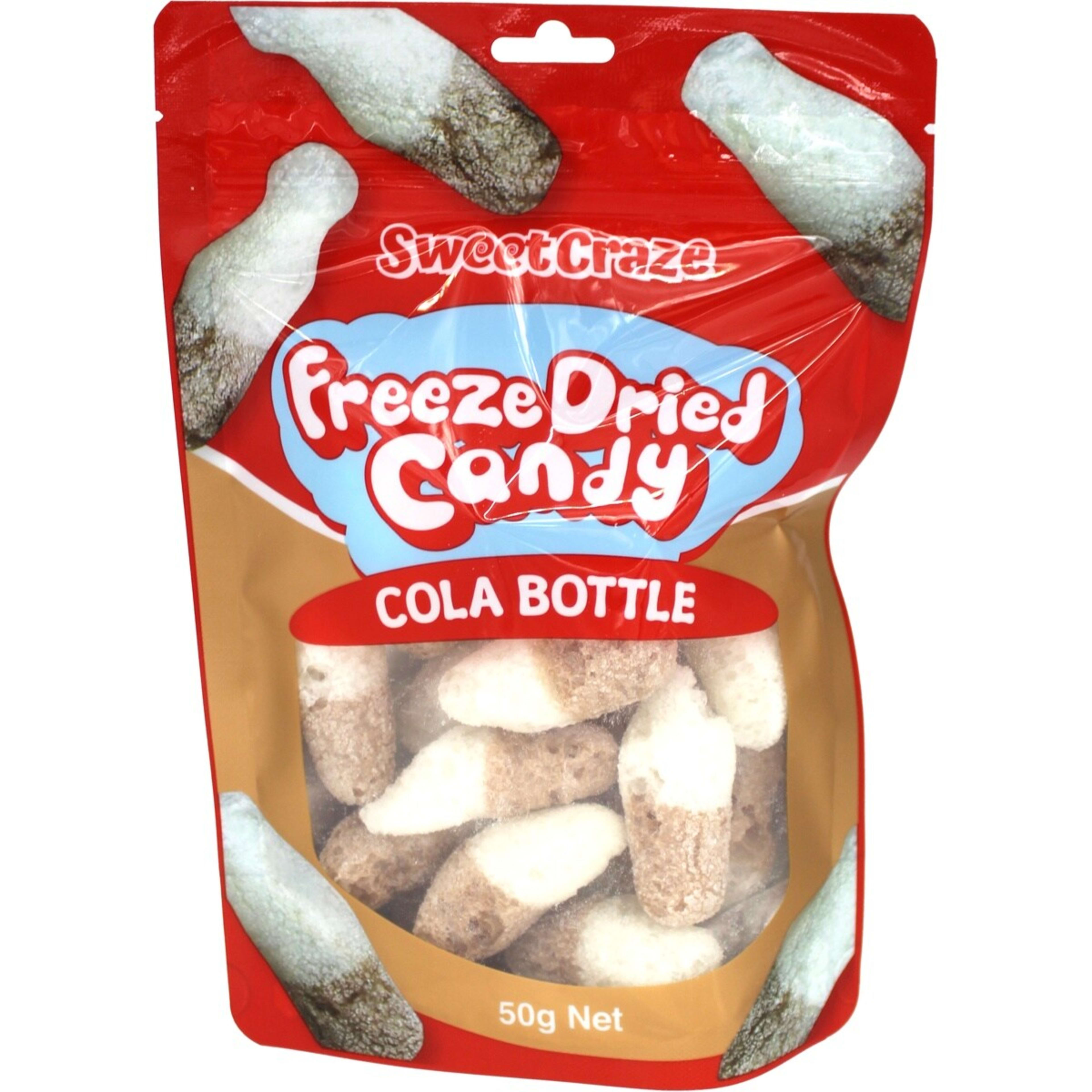 1 Sweet Craze Cola Bottle Freeze Dried Candy 50g