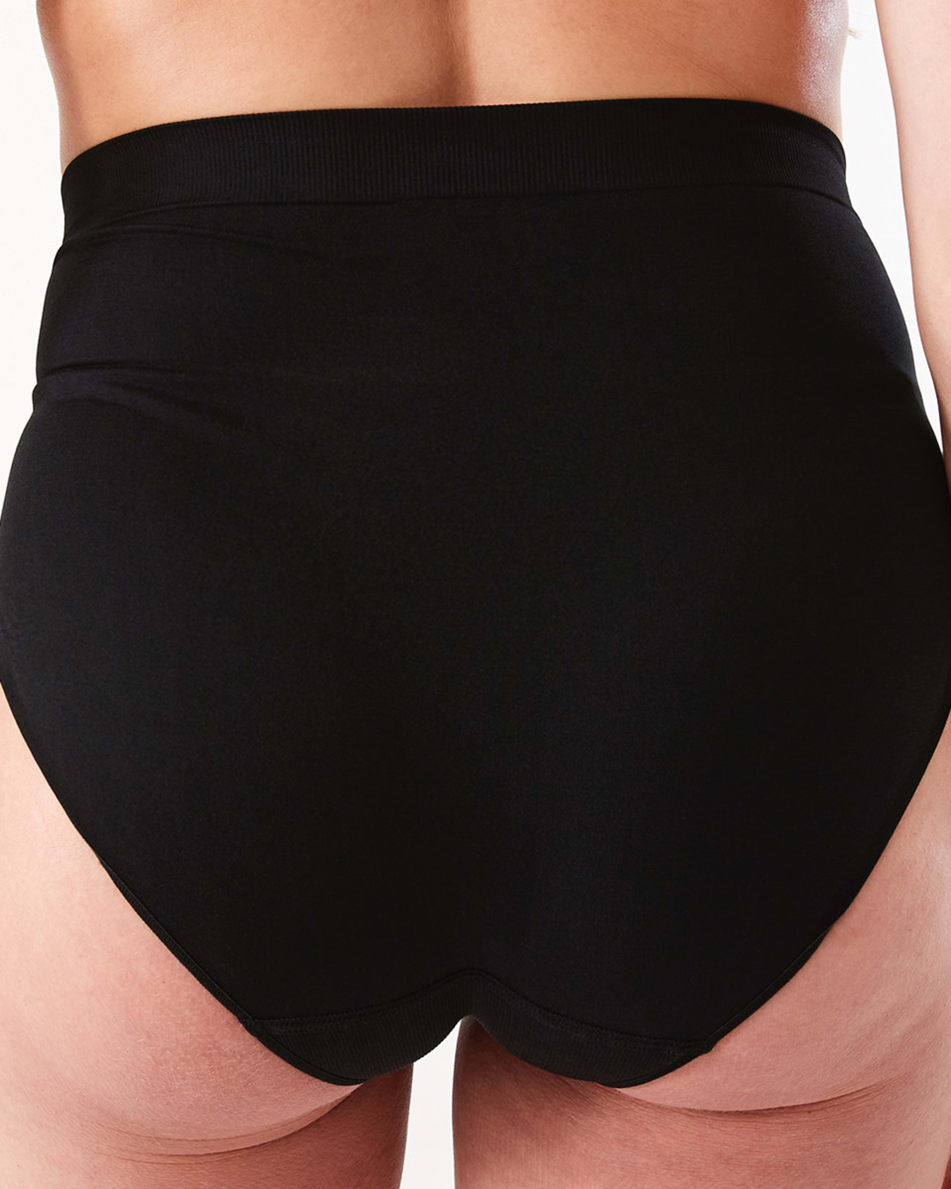 7 3 Pack Maternity Seamfree Over Bump Briefs BLACK, SOFT SAND BEIGE, BLACK, 7 of 8