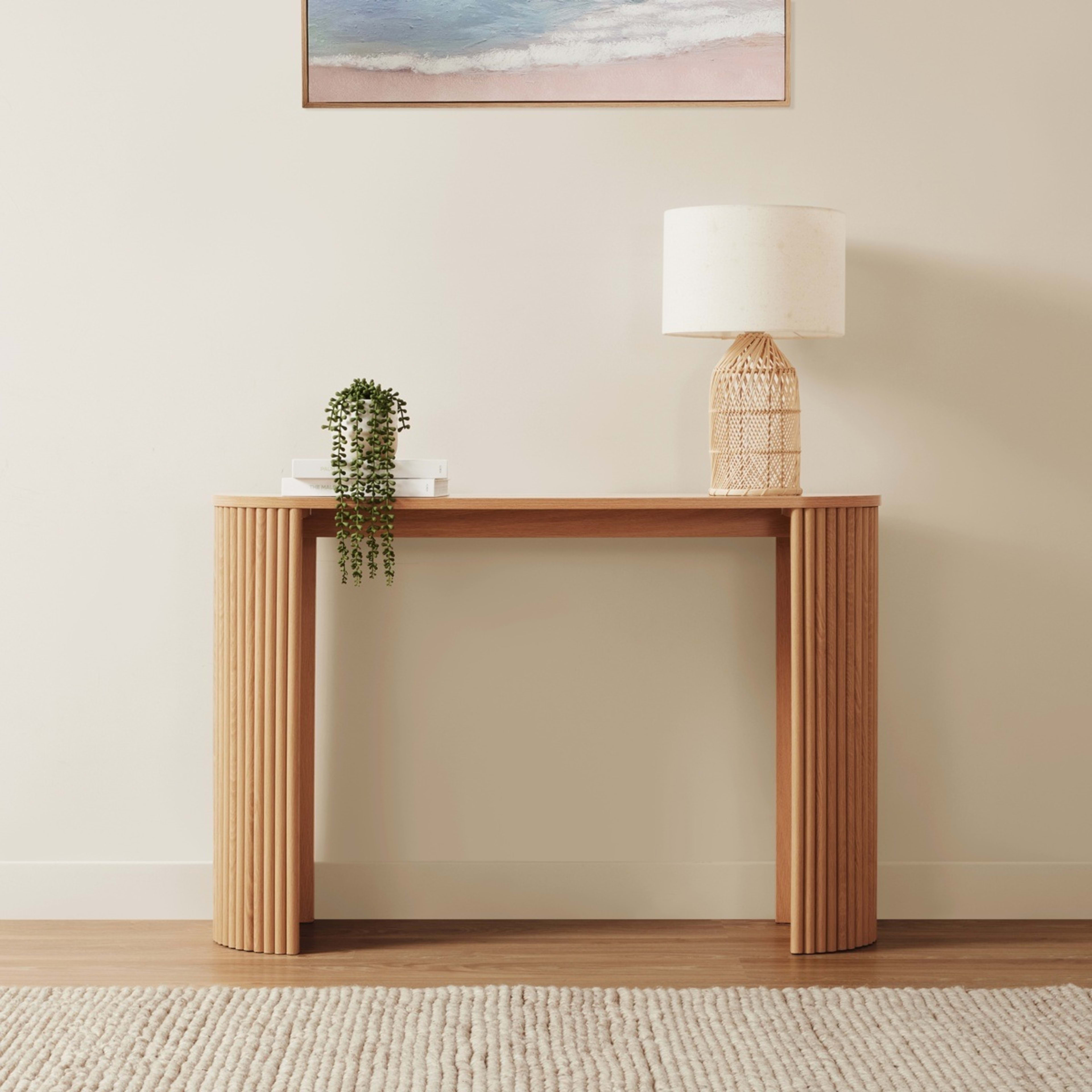 1 Ryan Ribbed Hall Table, 1 of 5