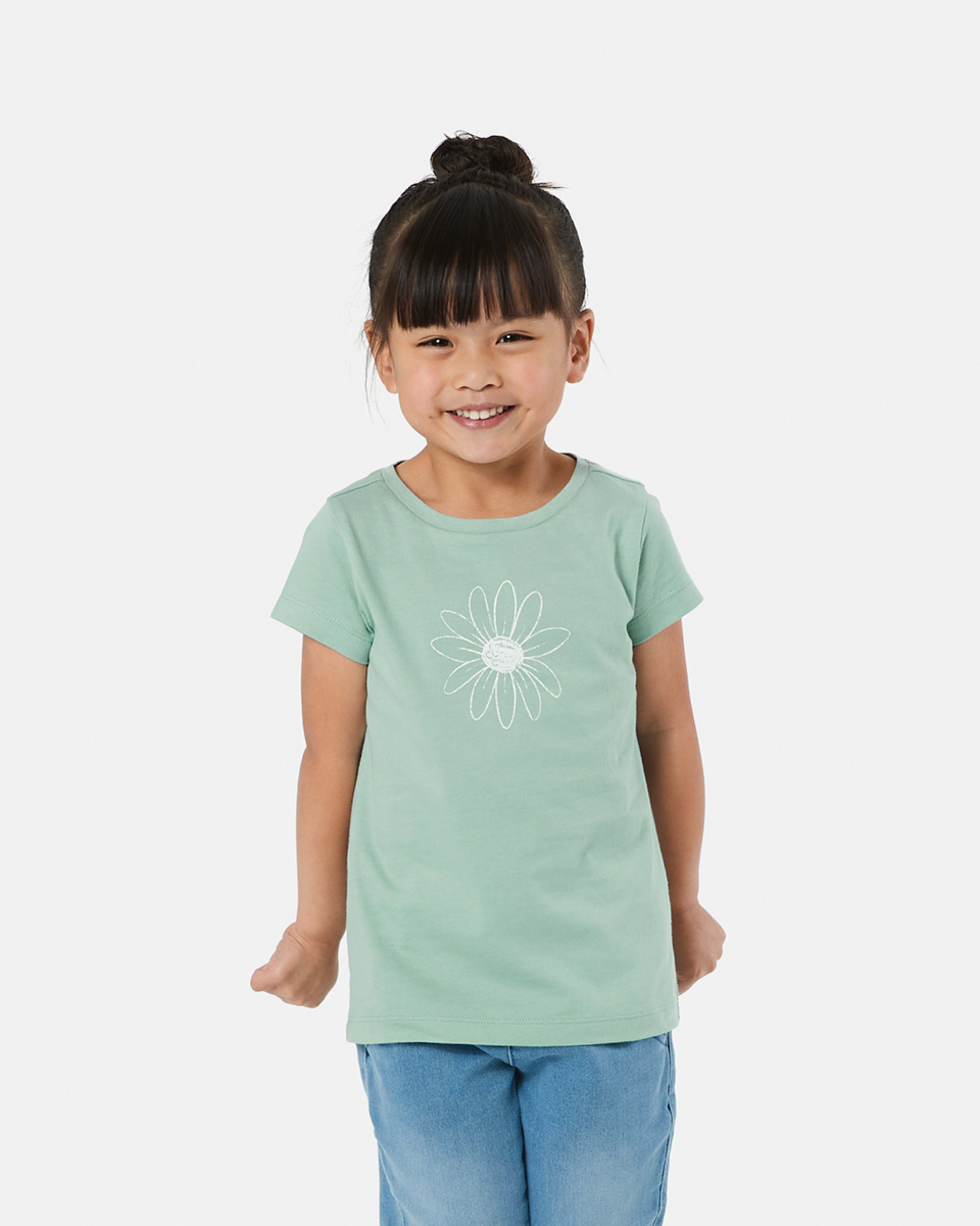 1 Short Sleeve Printed Table T-shirt Daisy