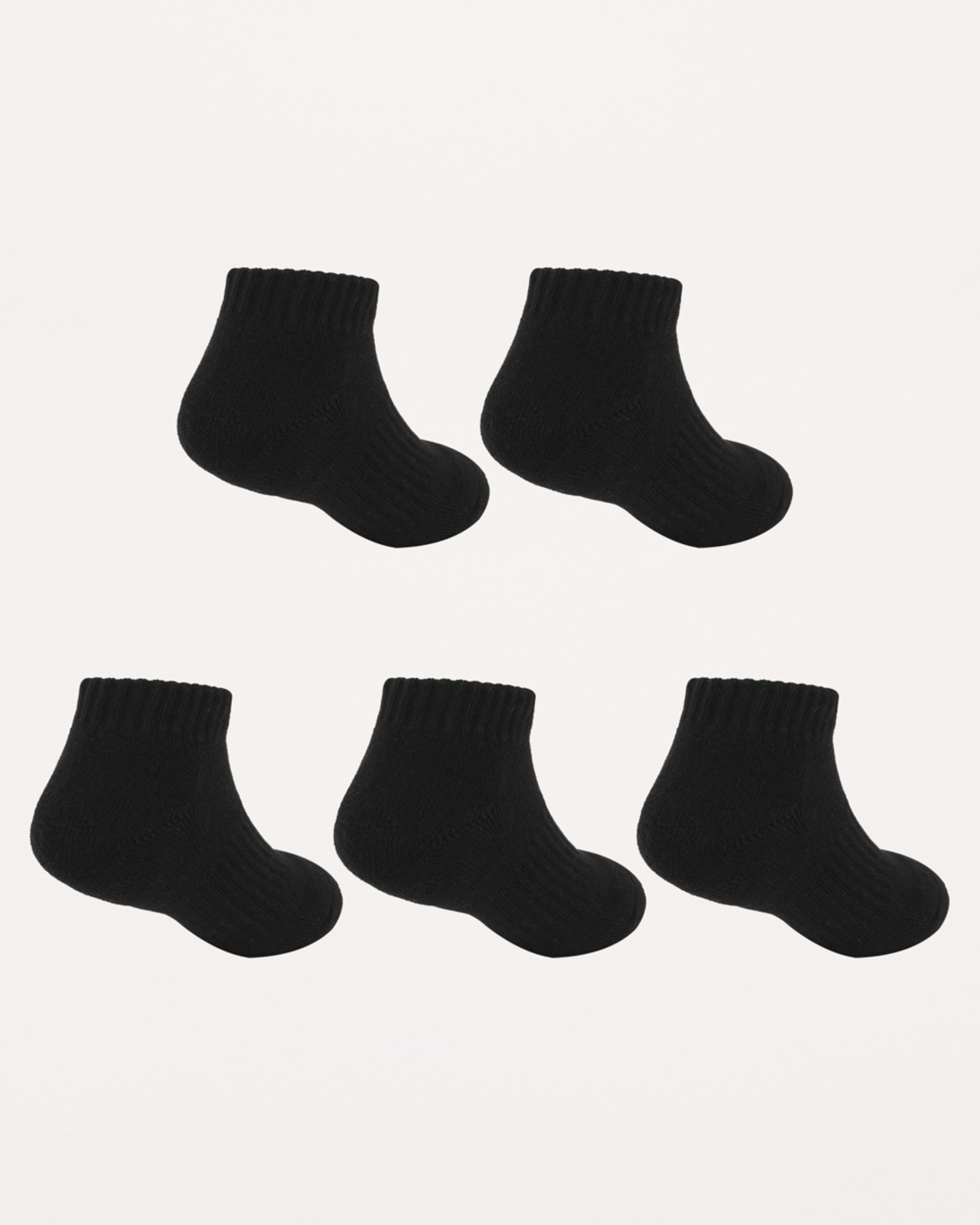 2 5 Pack Ultimate School Low Cut Socks BLACK, 2 of 3