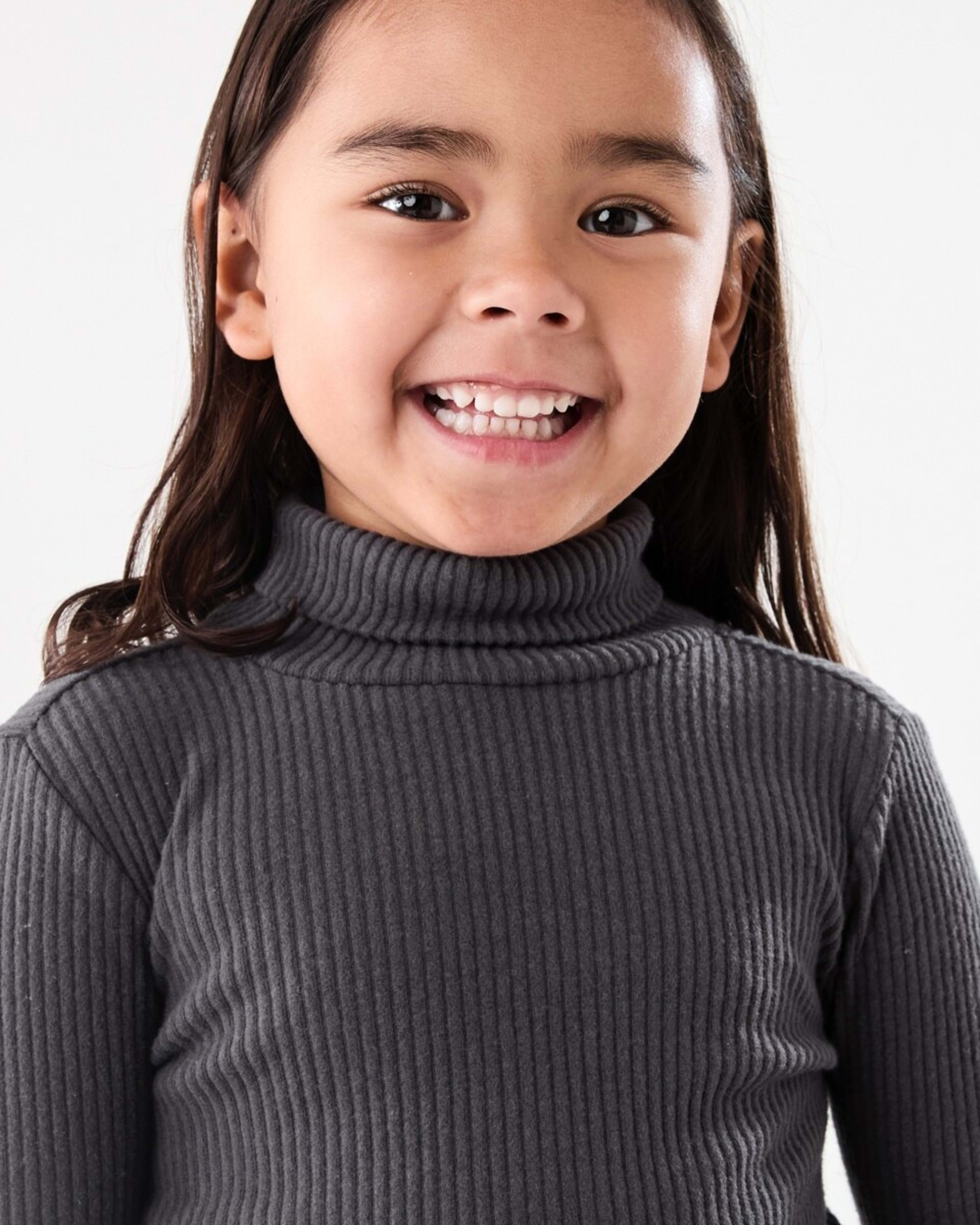 3 Long Sleeve Skivvy Top Nine Grey, 3 of 6