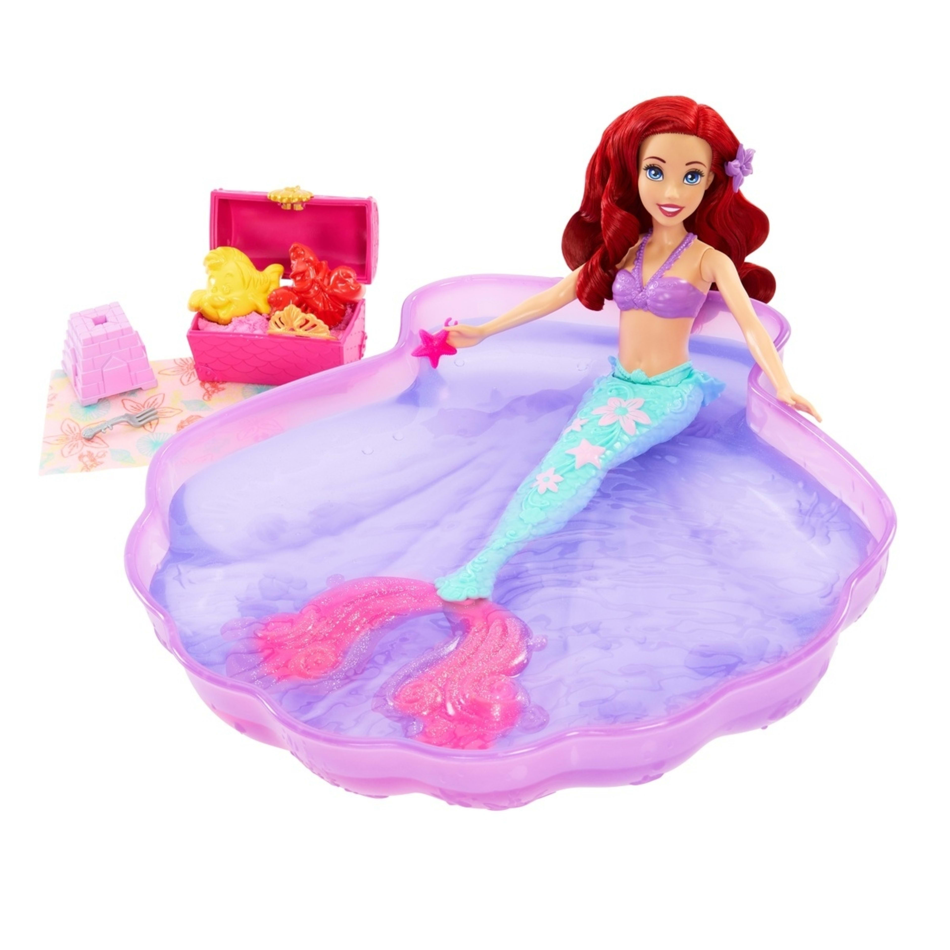 3 Disney Princess Swim & Sand Ariel Fashion Doll, 3 of 5