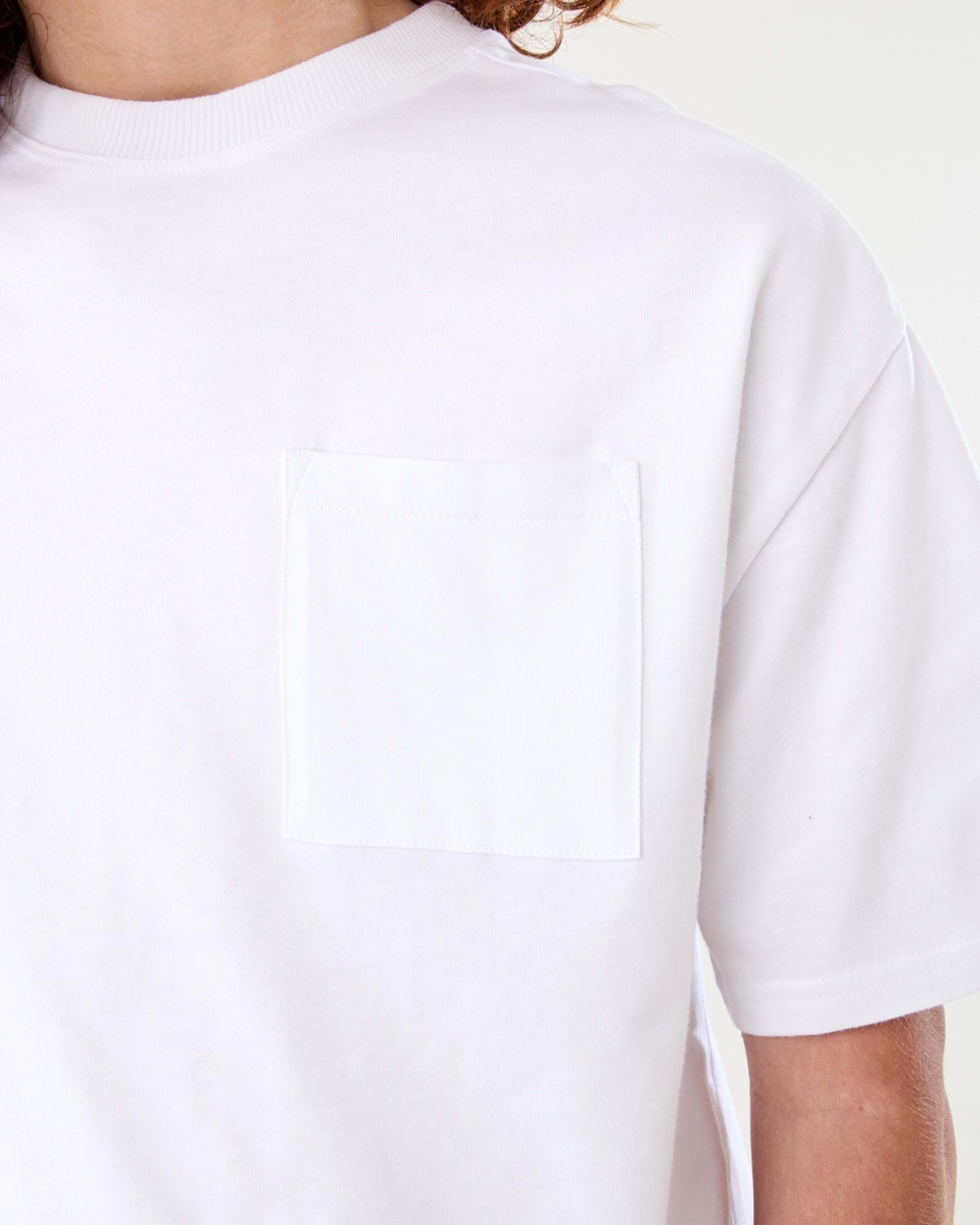4 Short Sleeve Oversized T-shirt WHITE, 4 of 7