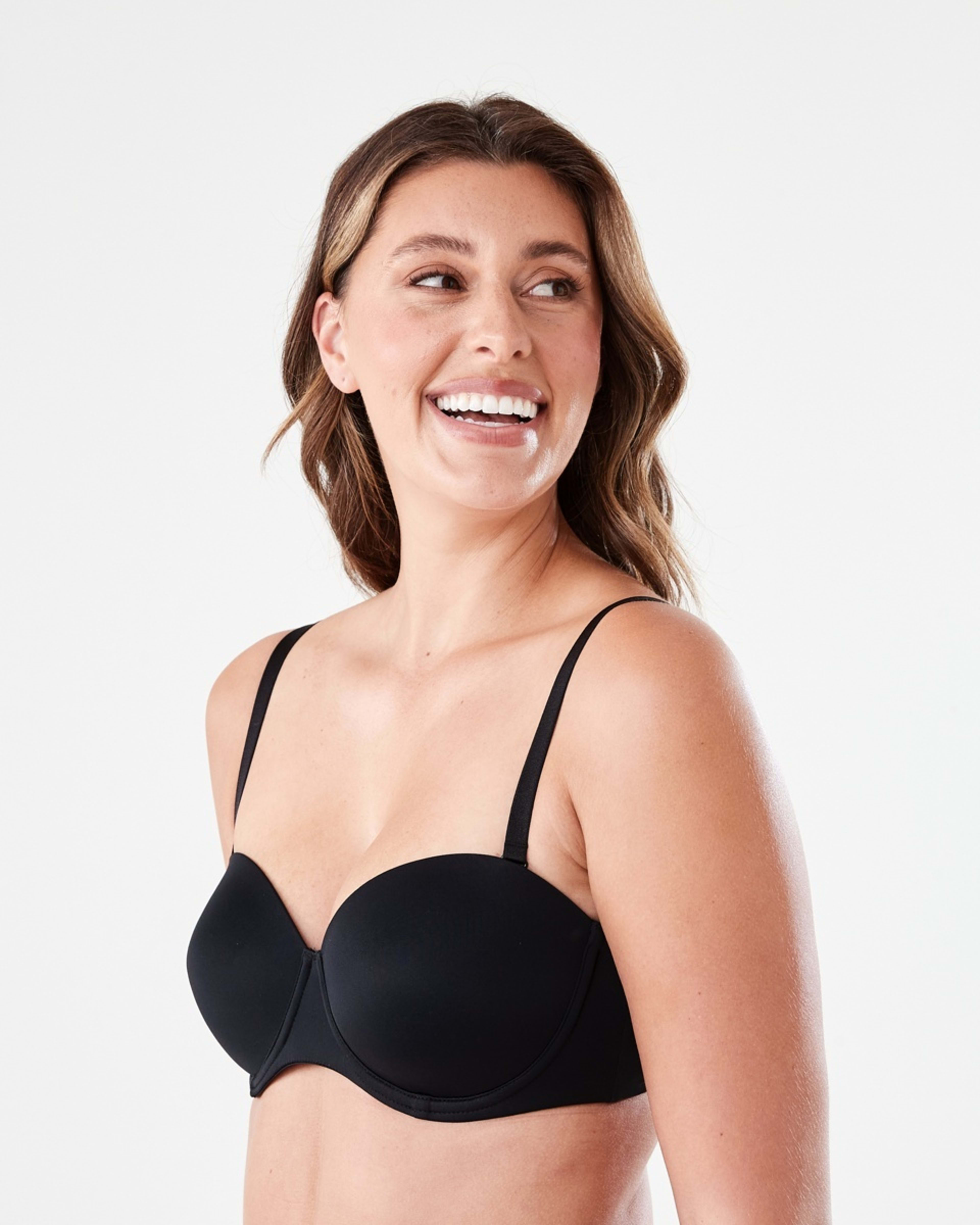 3 Strapless Push-Up Bra BLACK, 3 of 9