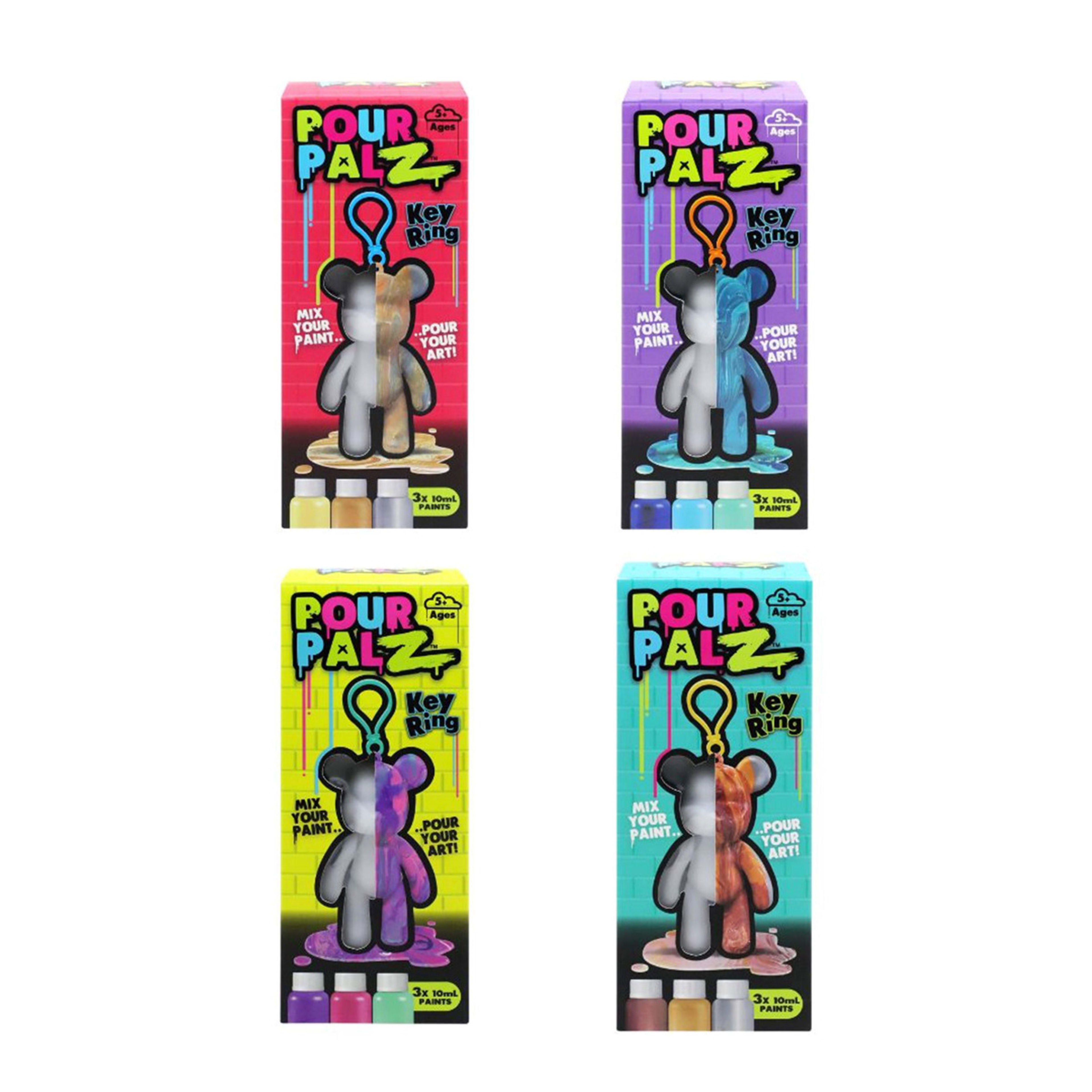 1 Pour PalZ Keyring - Assorted