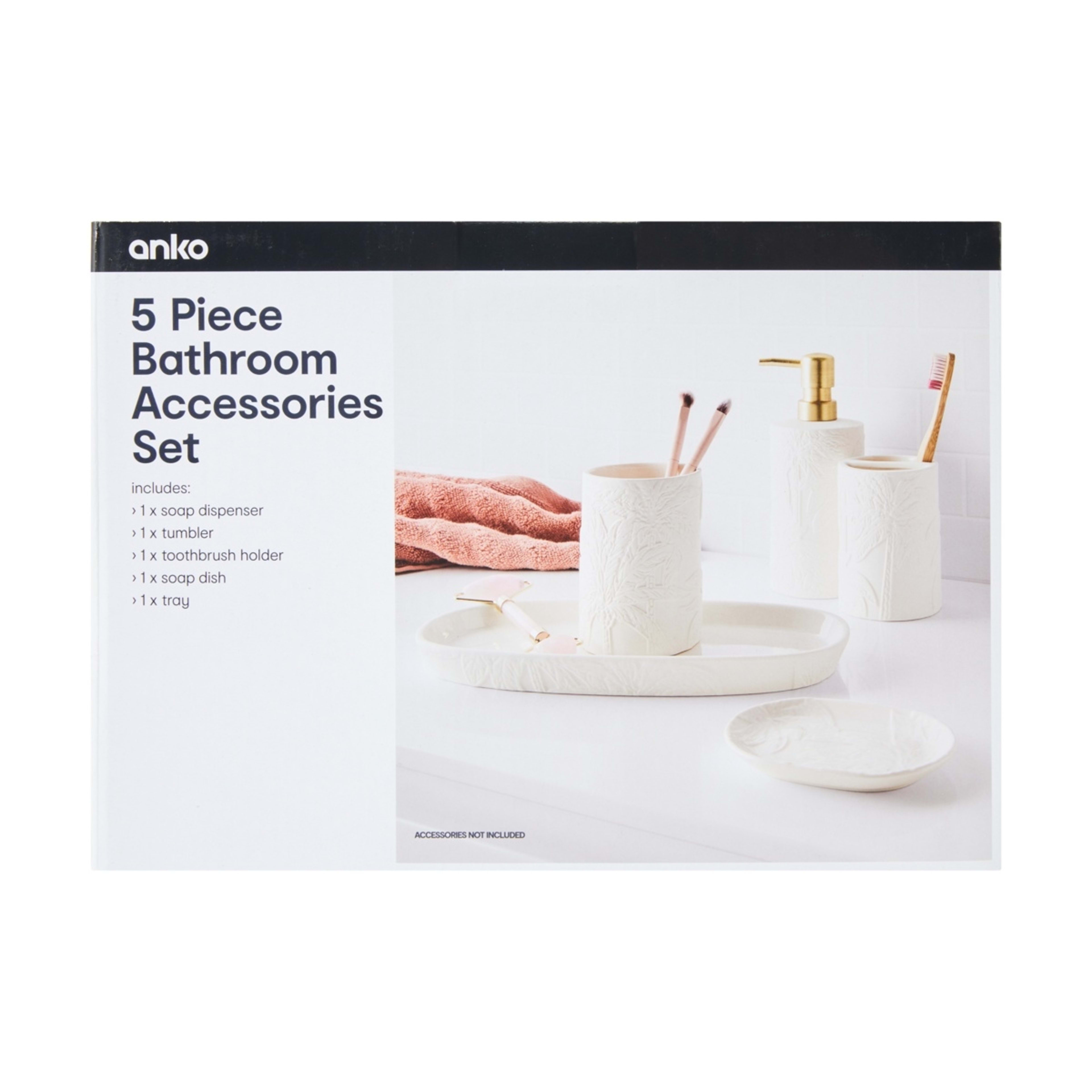 10 5 Piece Bathroom Accessories Set, 10 of 10