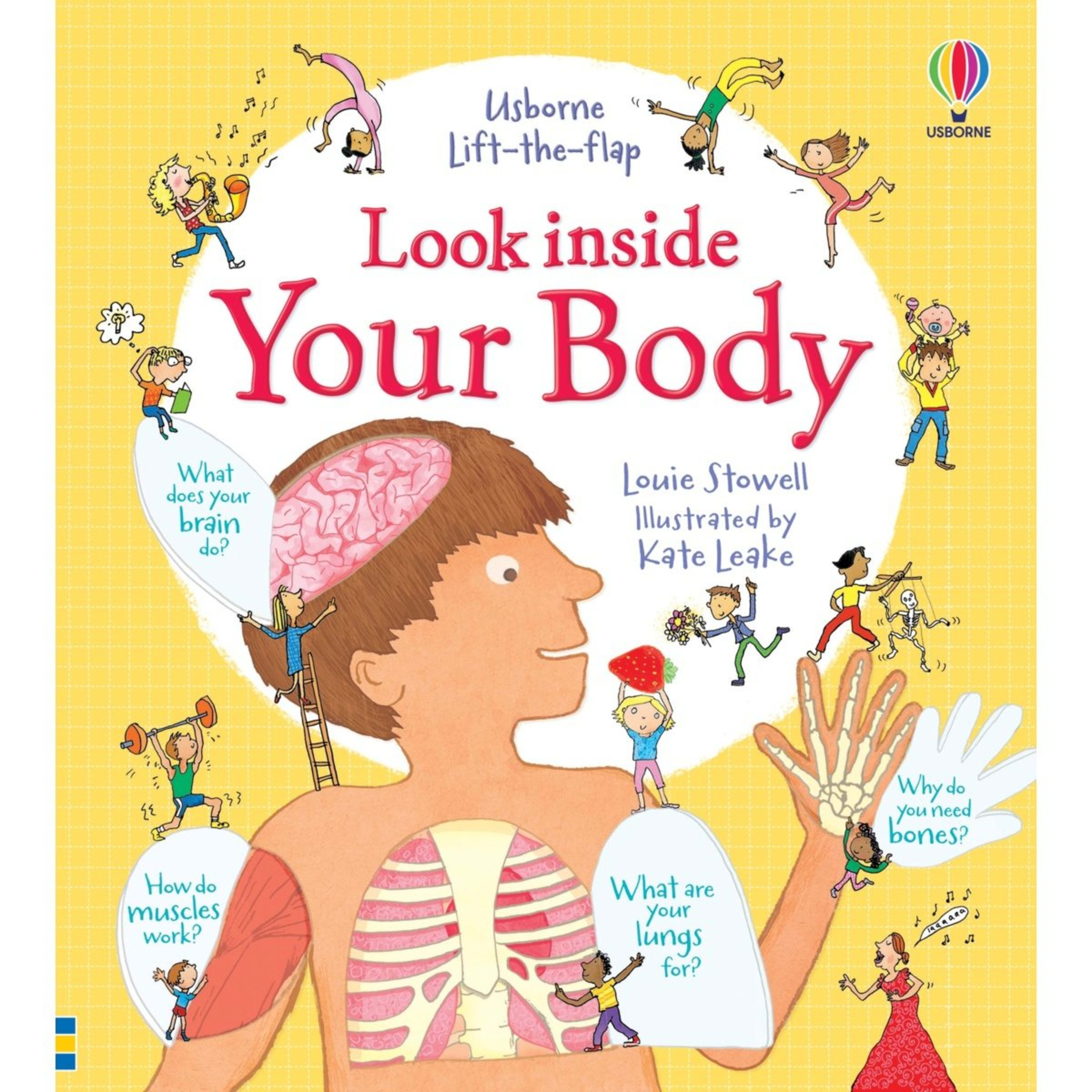 1 Usborne Lift-The-Flap: Look Inside Your Body by Louie Stowell - Book