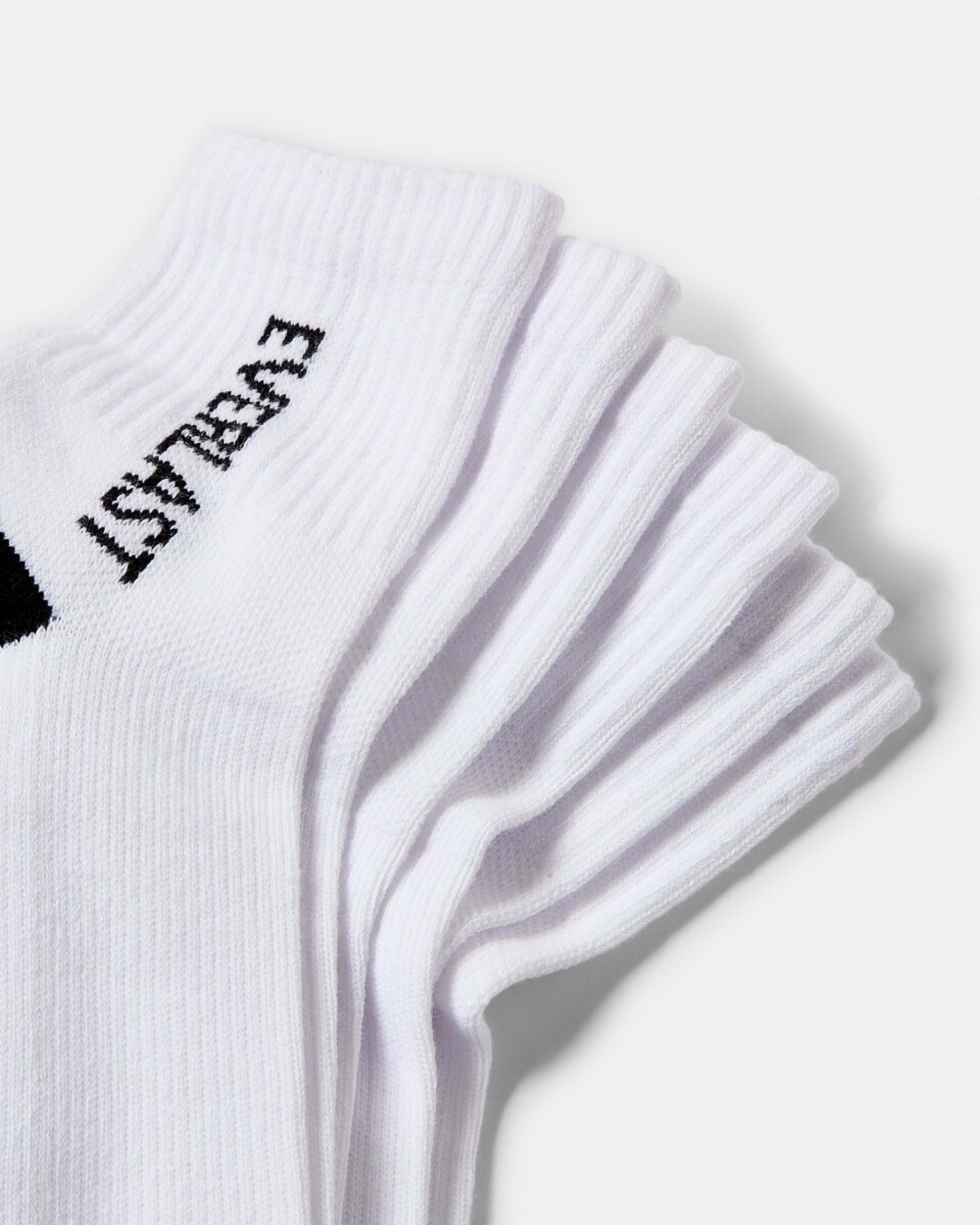 2 3 Pack Everlast Mens Quarter Crew Socks Wht Qtr Pk, 2 of 3