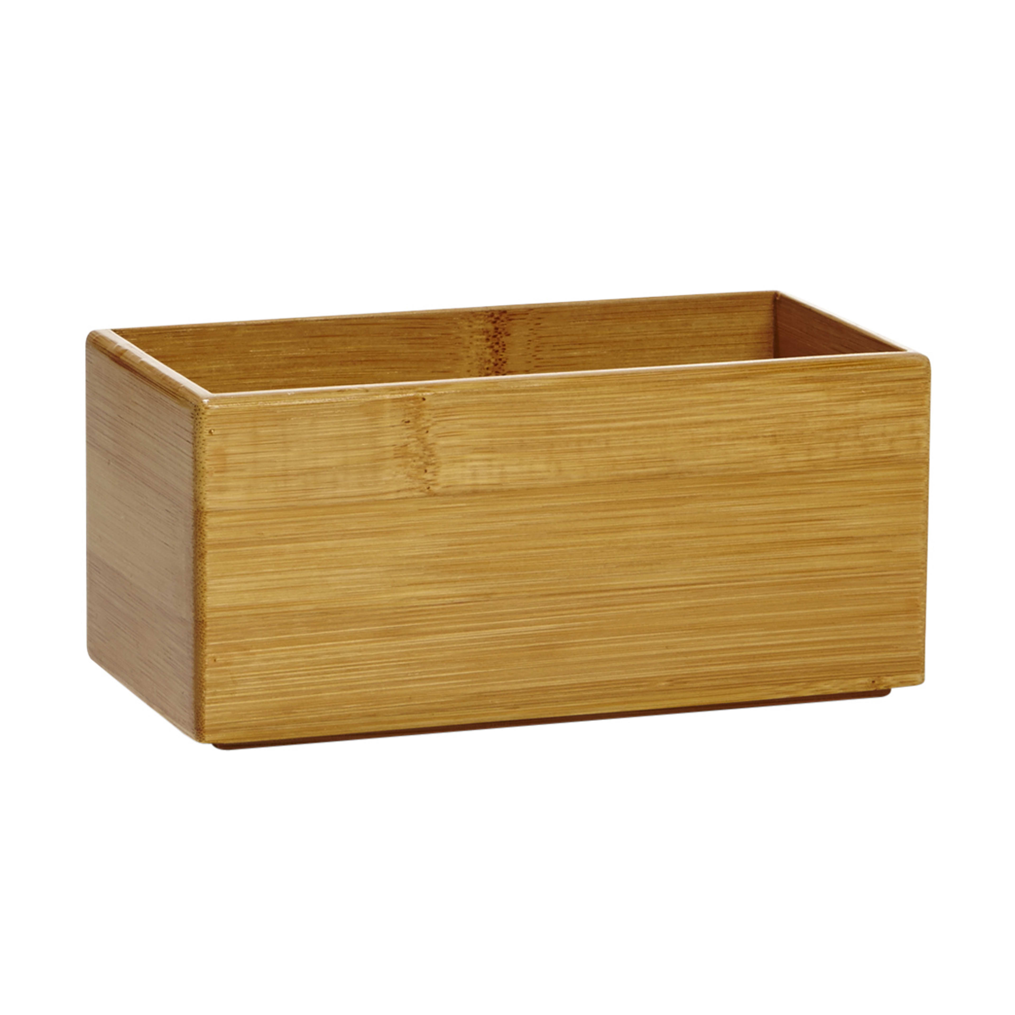 1 Small & Narrow Bamboo Drawer Tidy