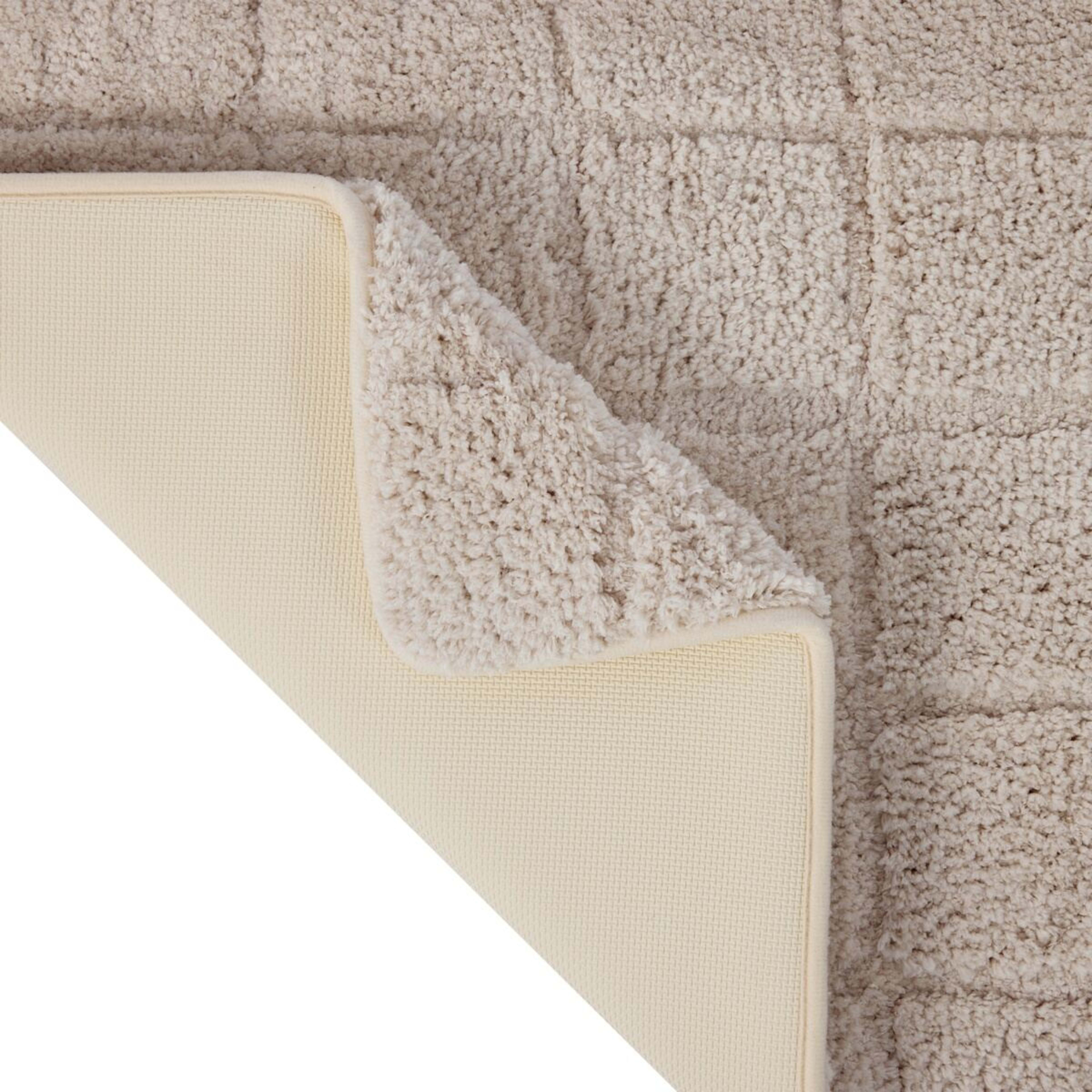 2 Memory Foam Bath Mat - Natural, 2 of 5