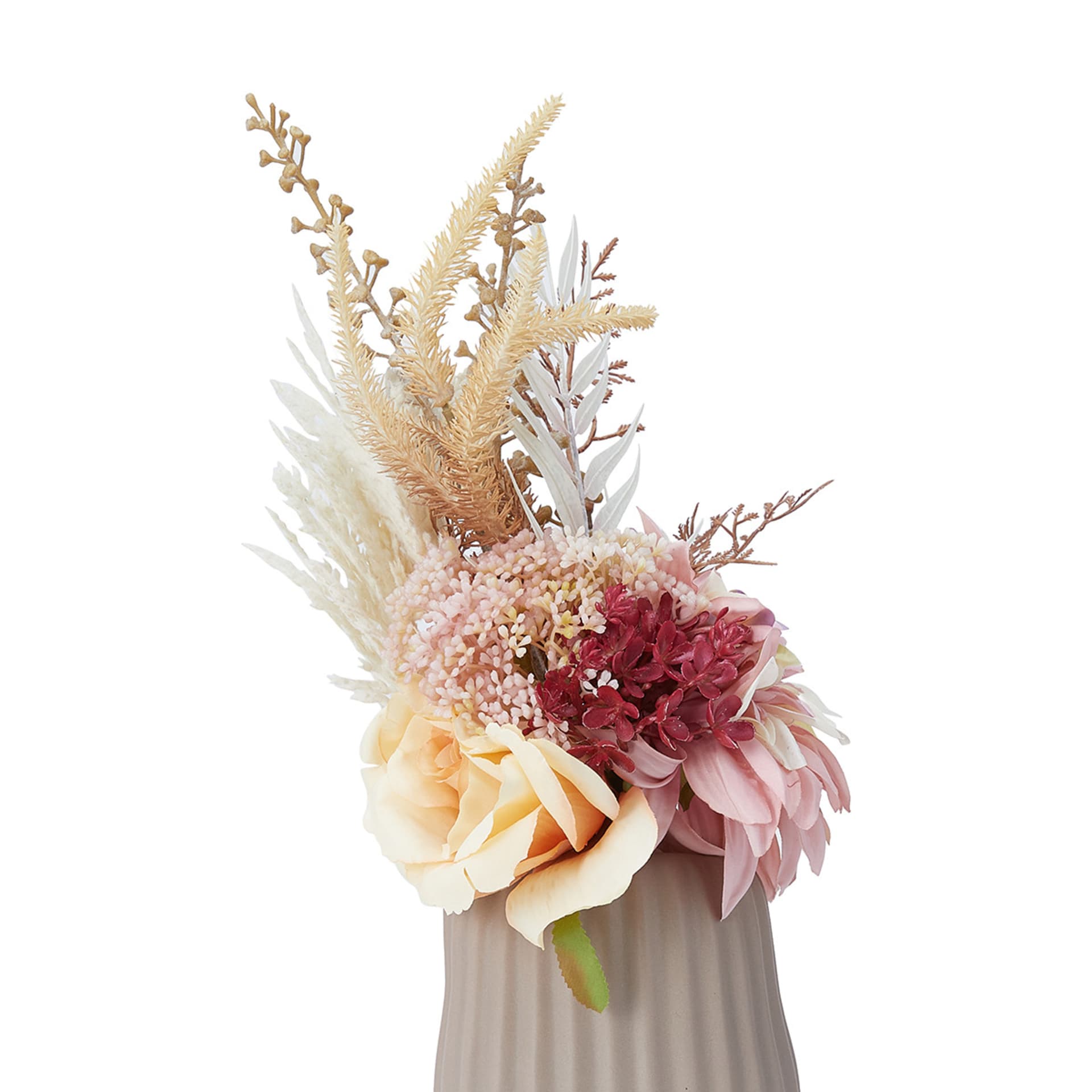 Artificial Flowers in Linear Vase Kmart