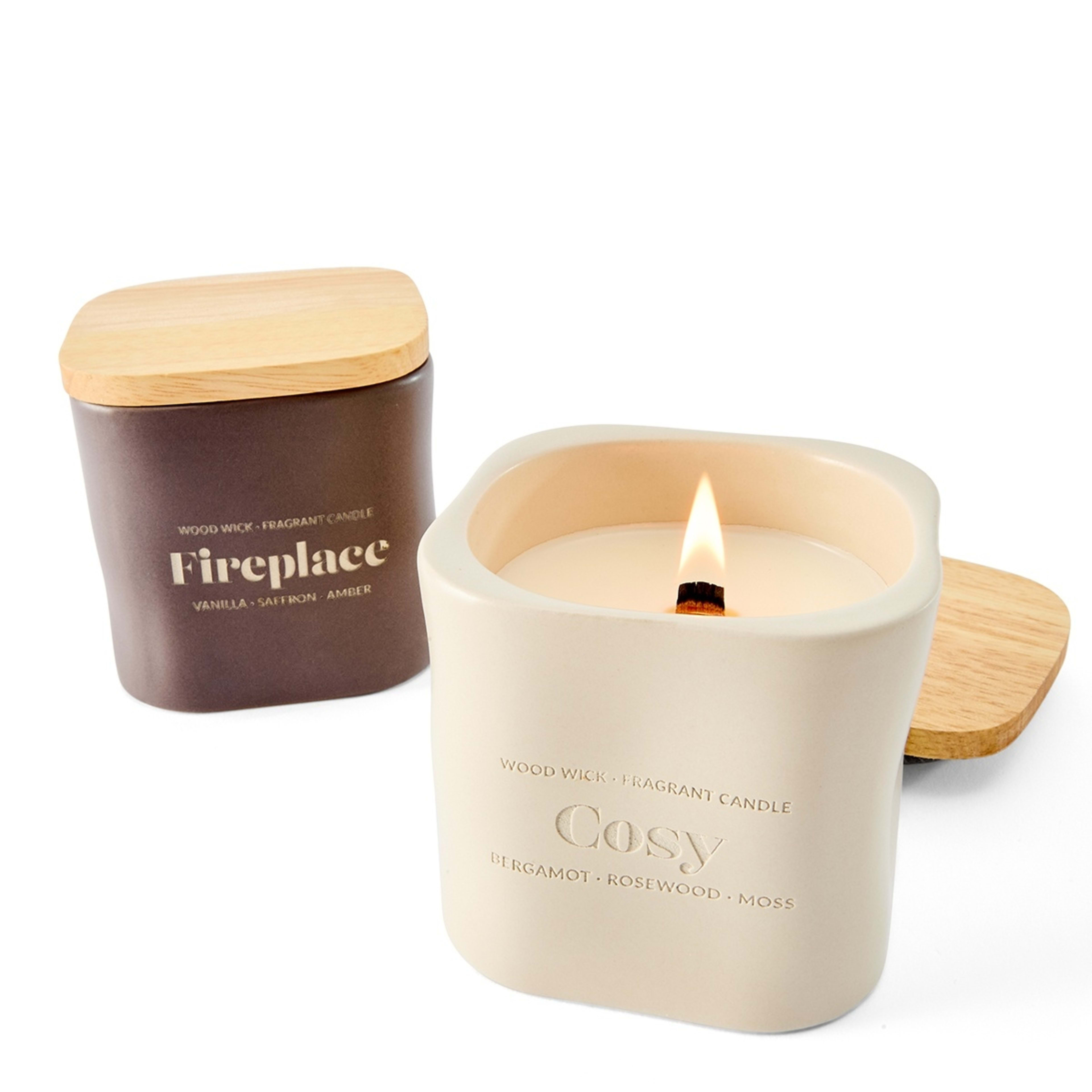 7 Fireplace Wood Lid Fragrant Candle, 7 of 7