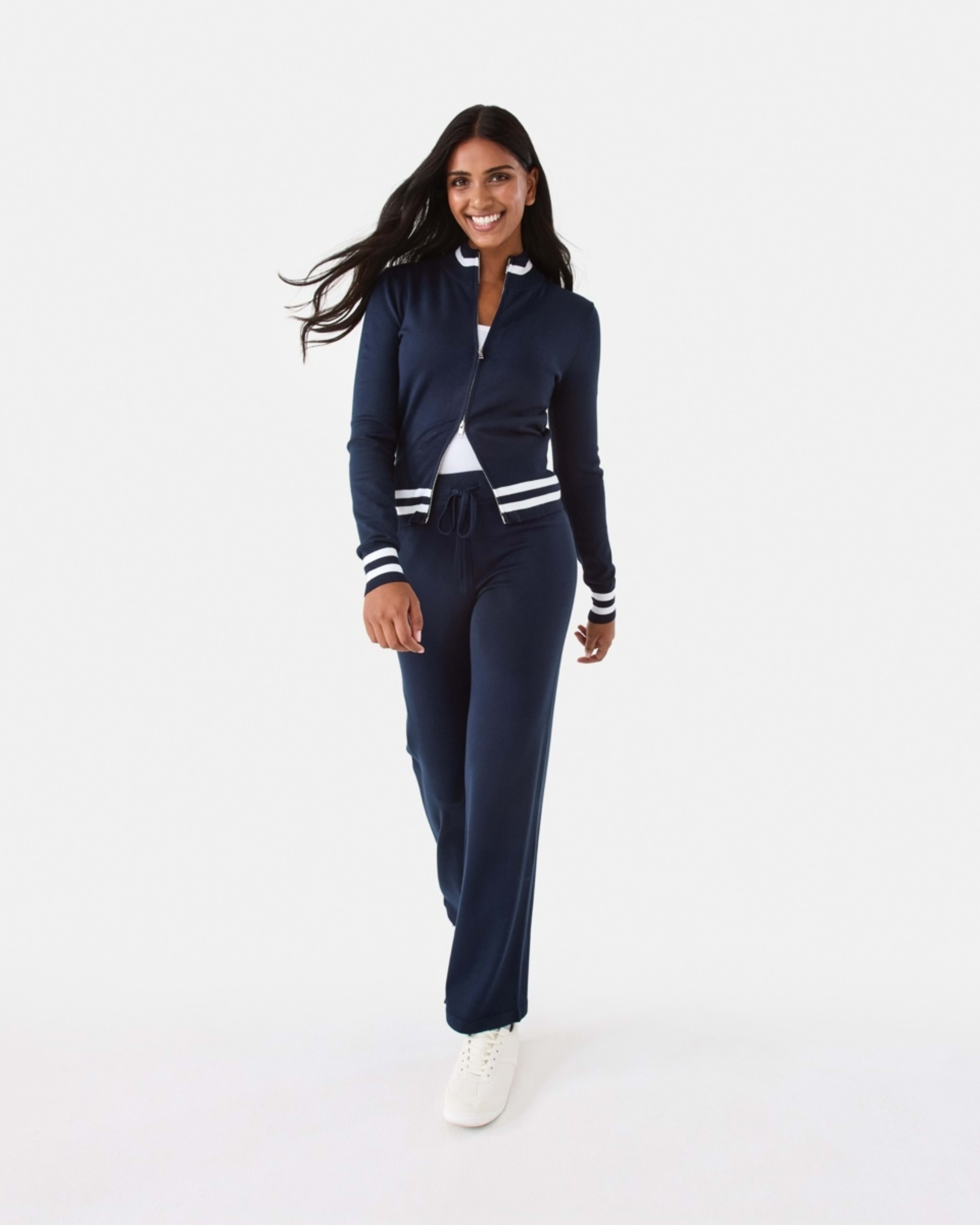 3 Zip Through Cardigan Navy Blaze, 3 of 8