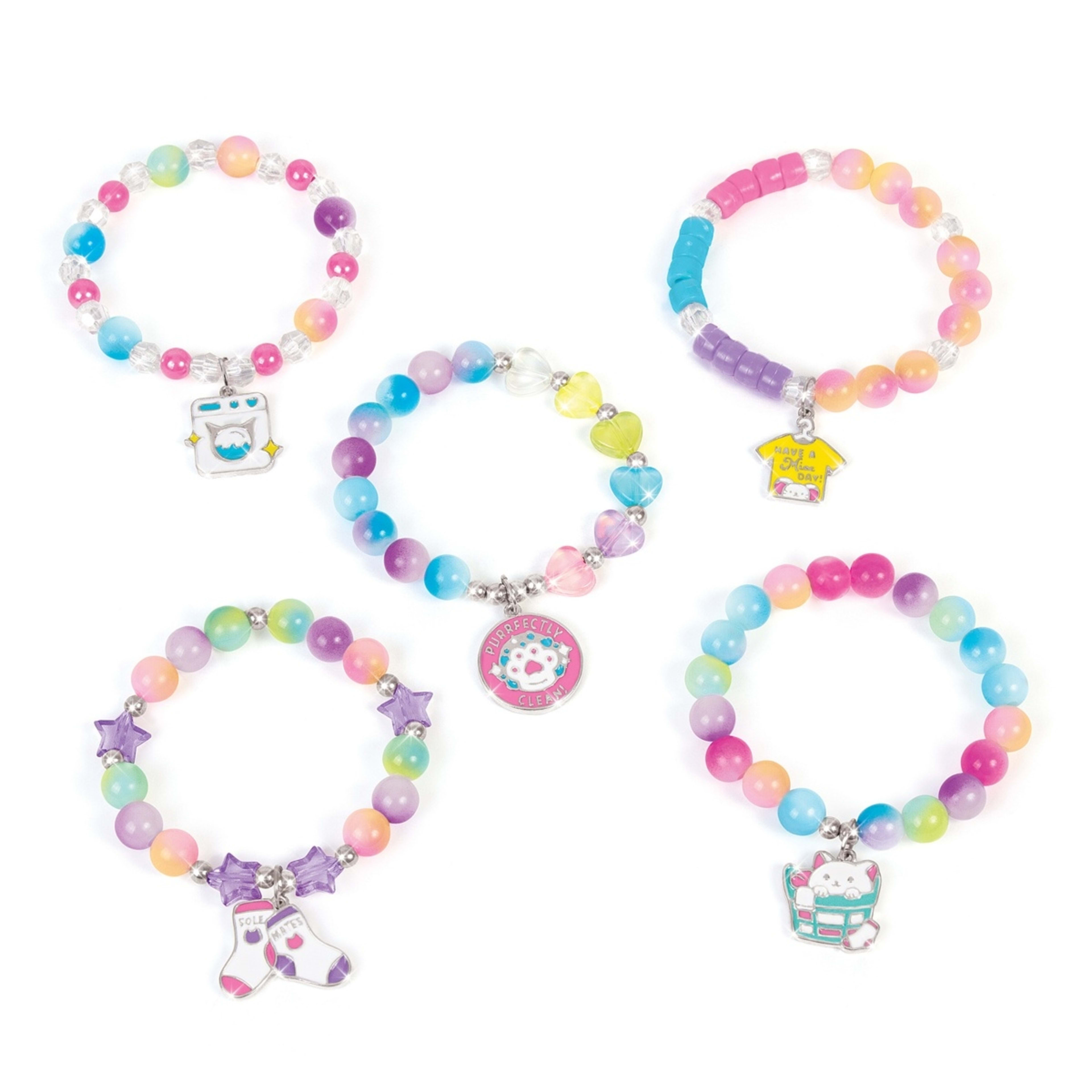 3 141 Piece Make It Real Purr-fect Wash 'N Bead Bracelets Kit, 3 of 7