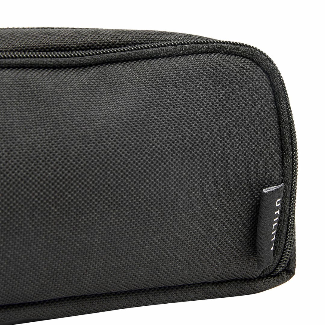 Pencil Case Multi Compartment Black Kmart