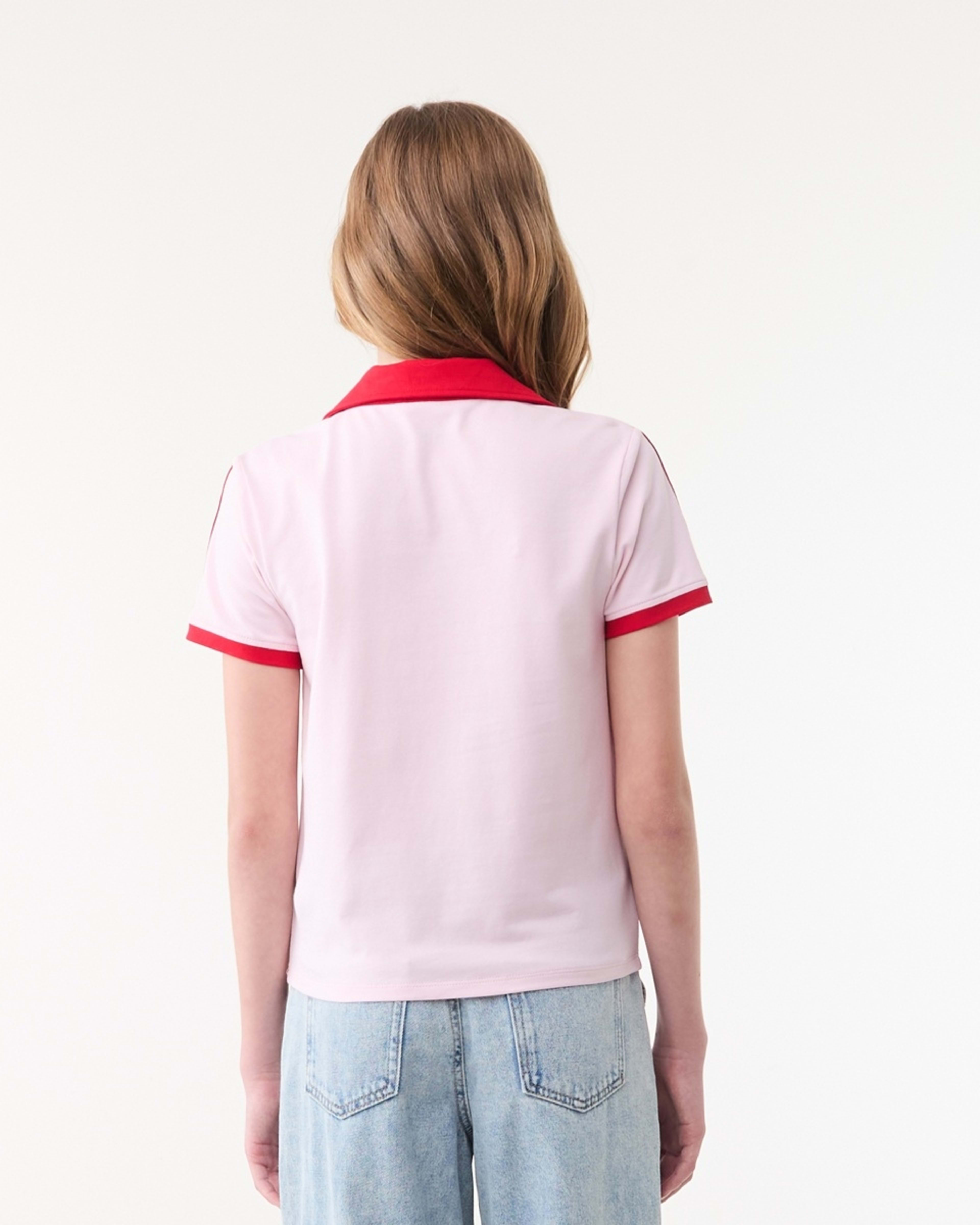 2 Polo T-shirt RED CHERRY HEART, 2 of 6
