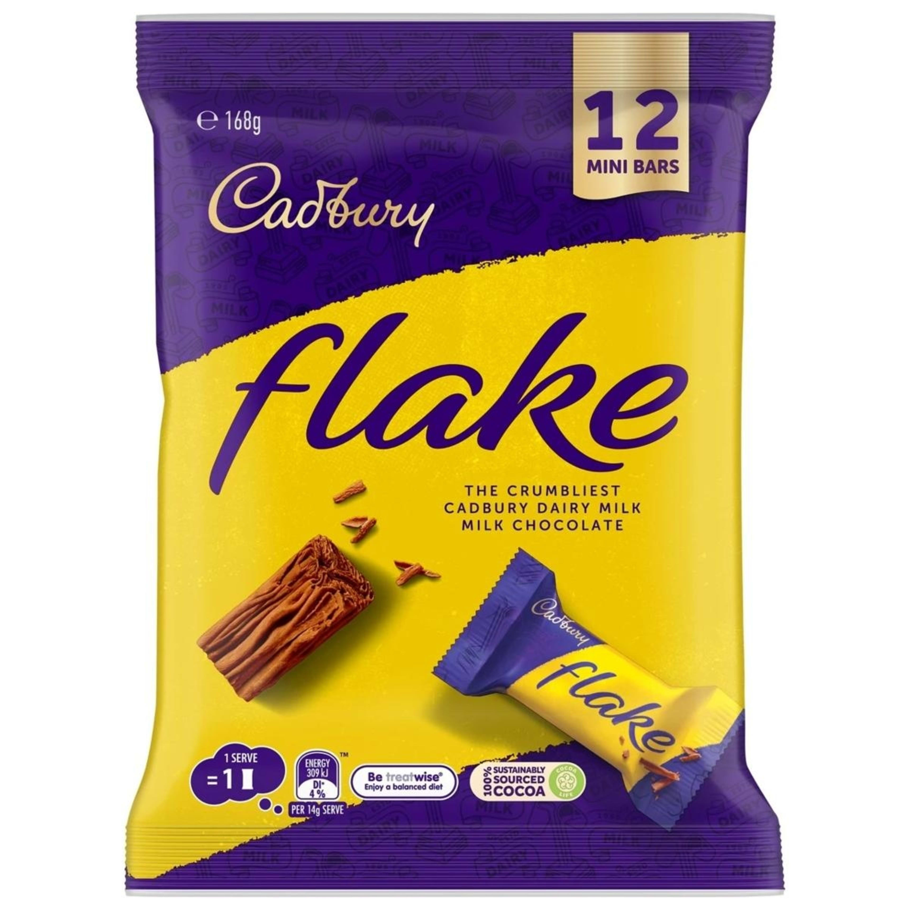1 12 Pack Cadbury Flake Milk Chocolate 168g