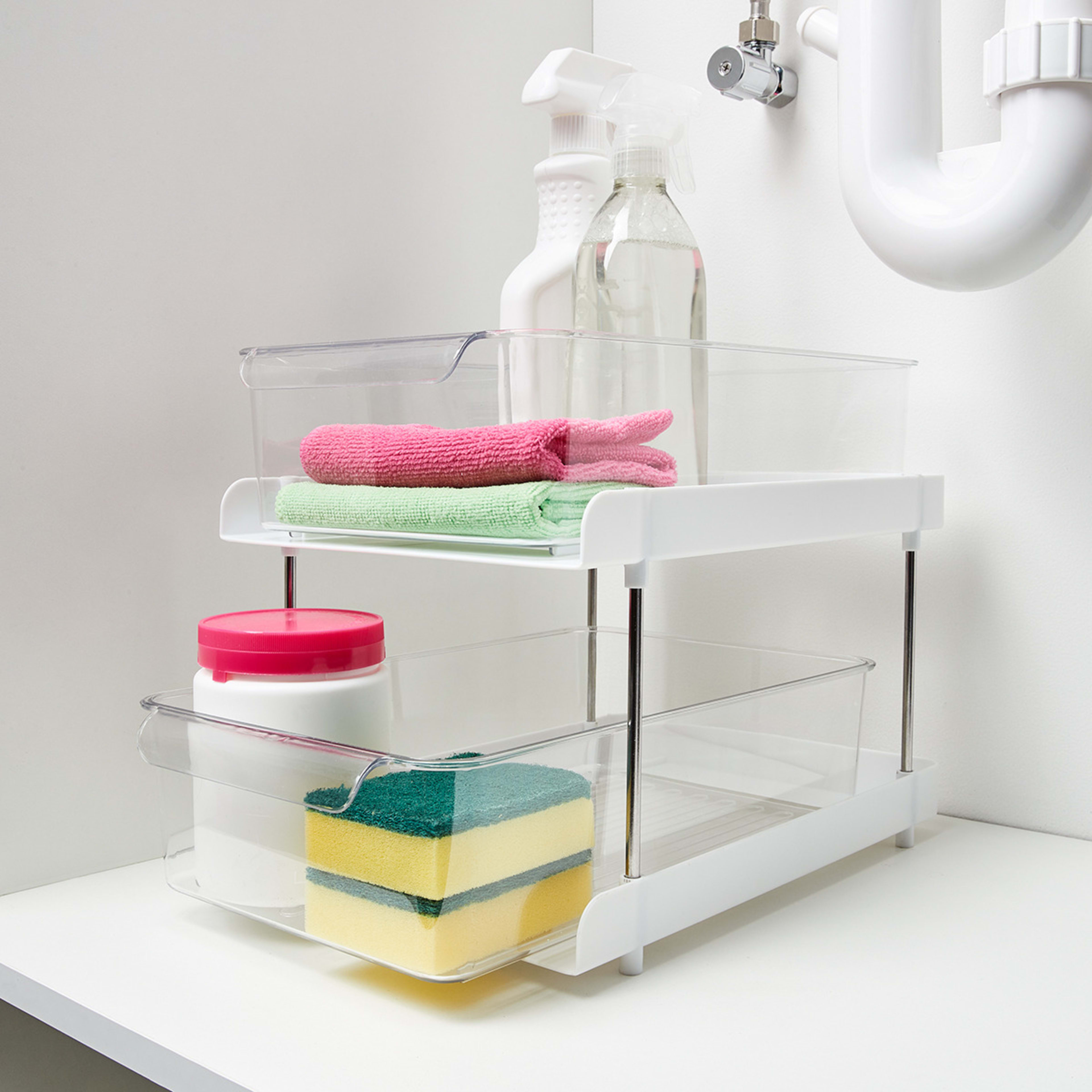 2 Tier Storage Drawers Kmart