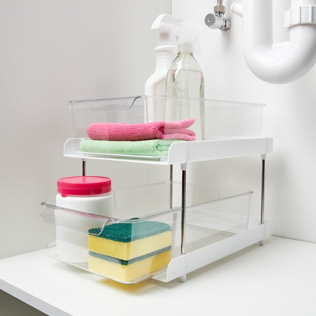 2 Tier Storage Drawers - Kmart