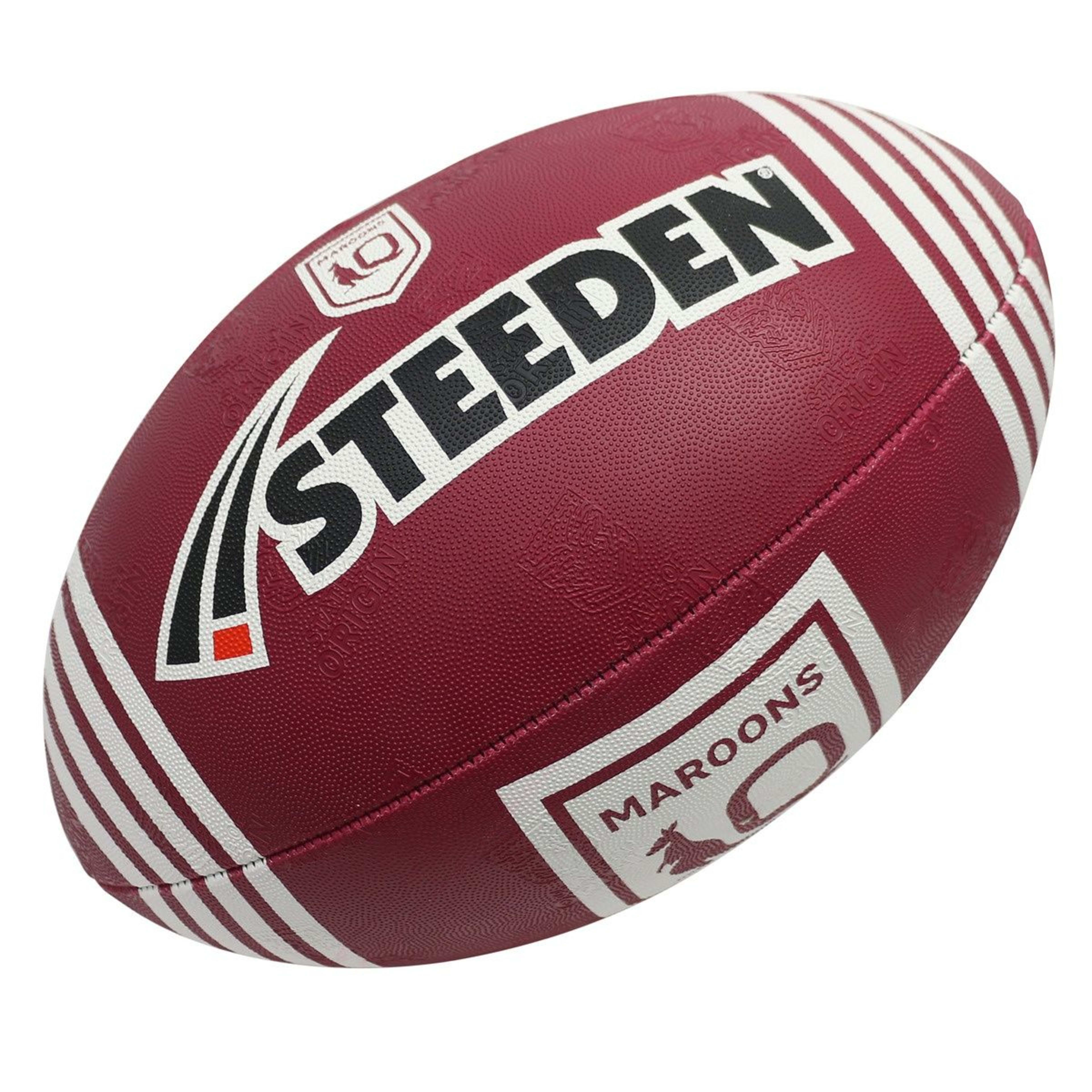 1 Steeden Maroons Rugby Supporter Ball - Size 3