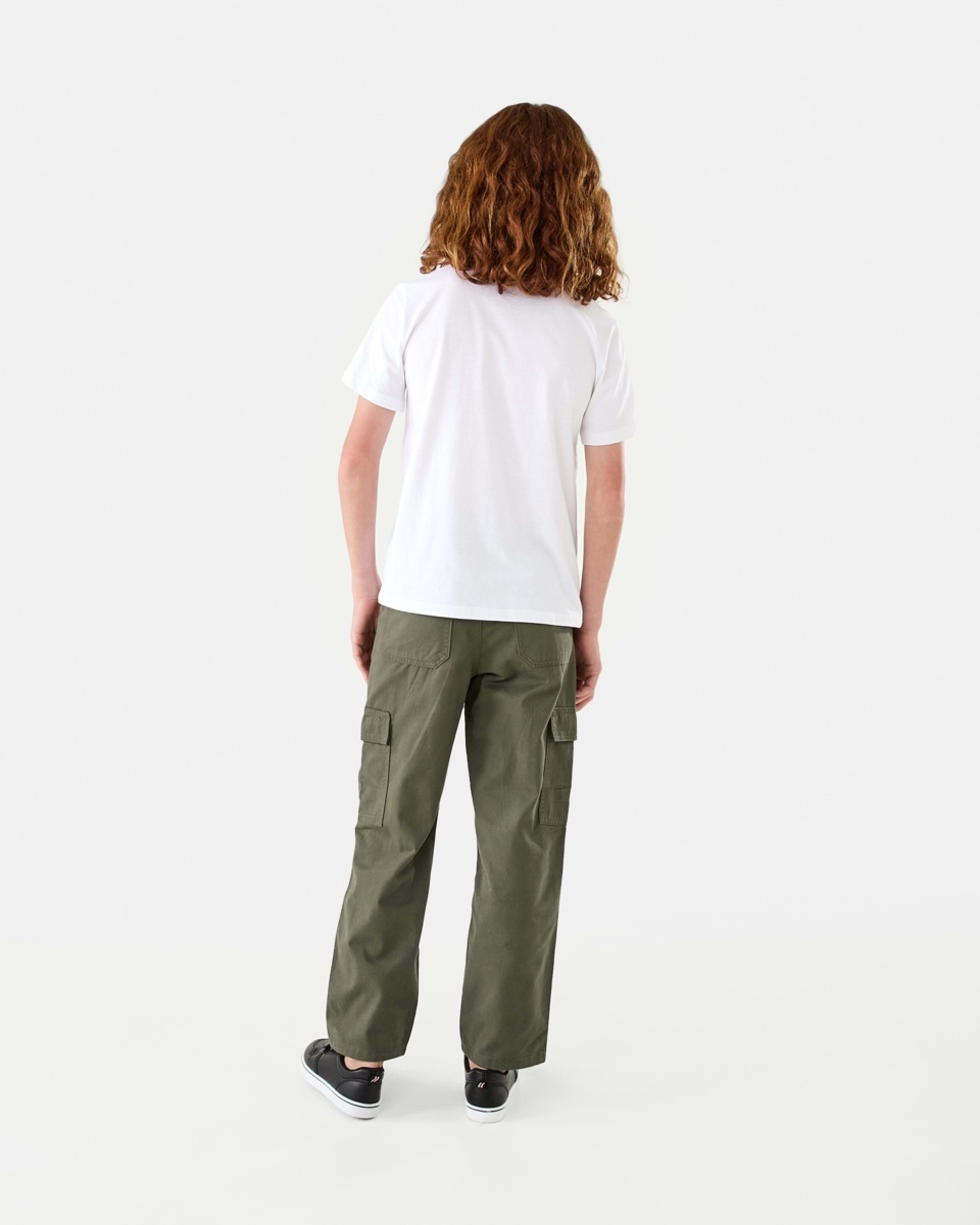 6 Fixed Waist Cargo Pants Army, 6 of 8