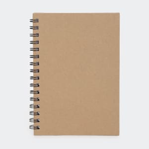 A5 Spiral Notebook - Kraft