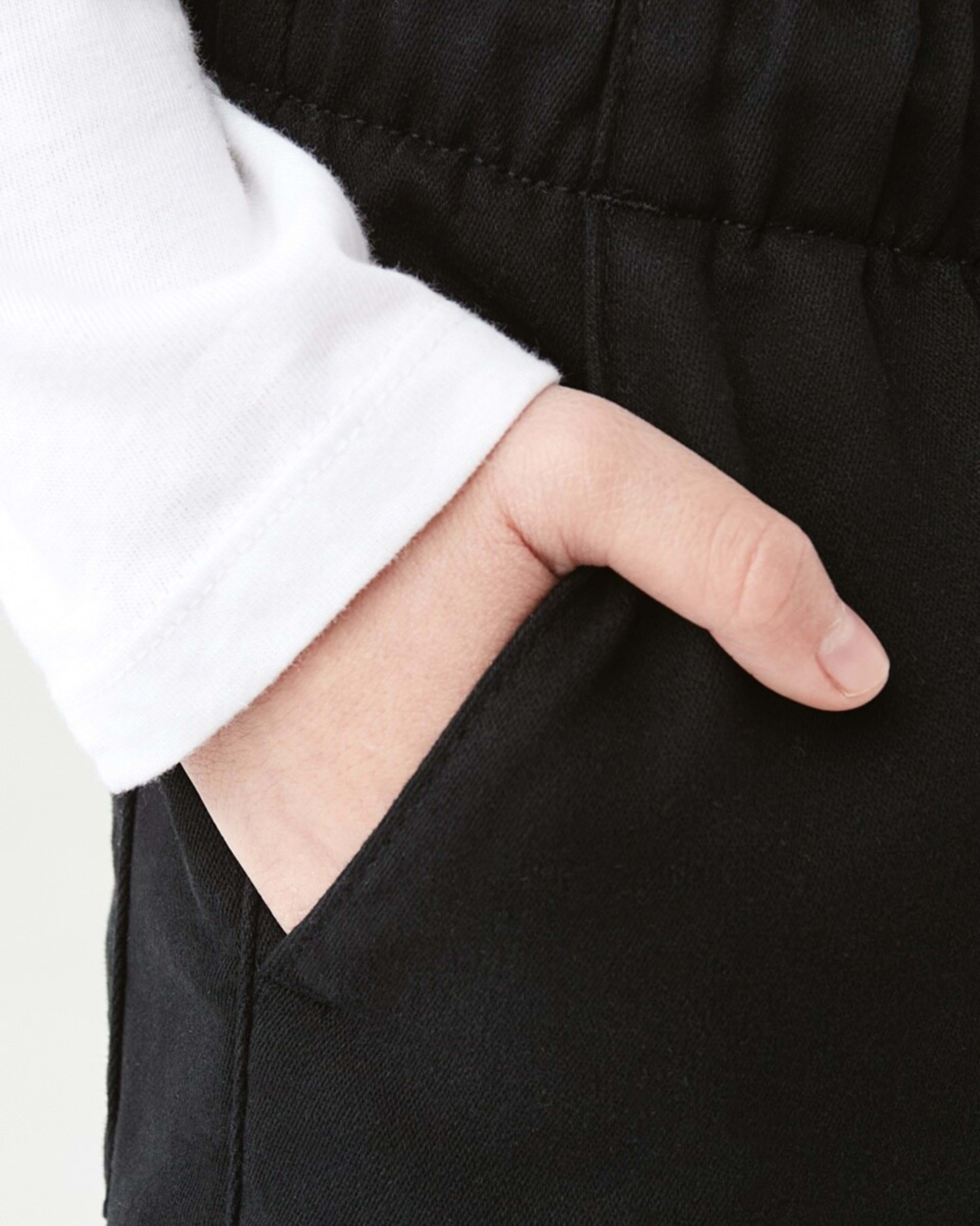 4 Pull-On Knit Joggers Black, 4 of 8