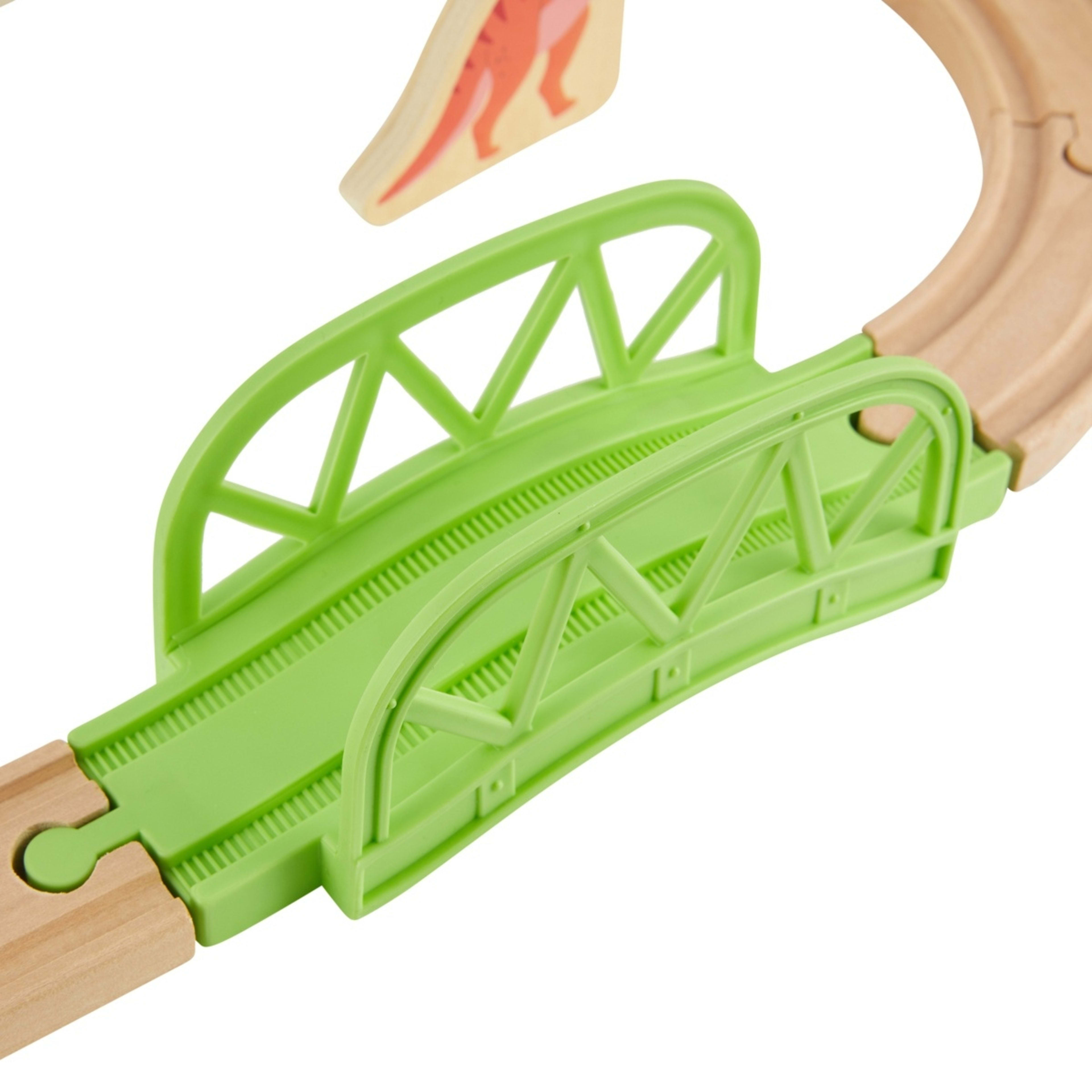 6 38 Piece Wooden Dino Train Set, 6 of 10