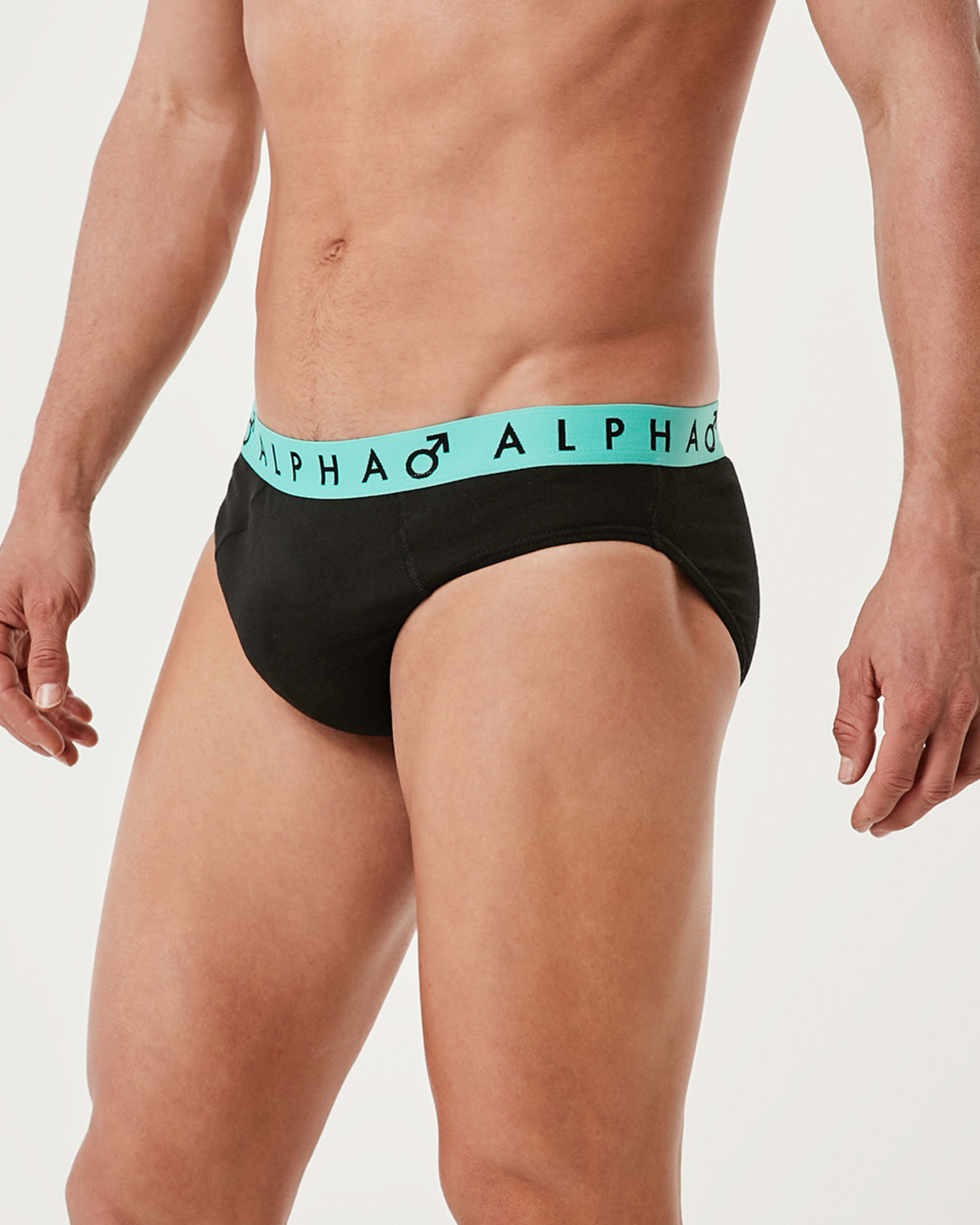 8 5 Pack Attached Elastic Hipster Briefs BLACK BRIGHT, 8 of 10