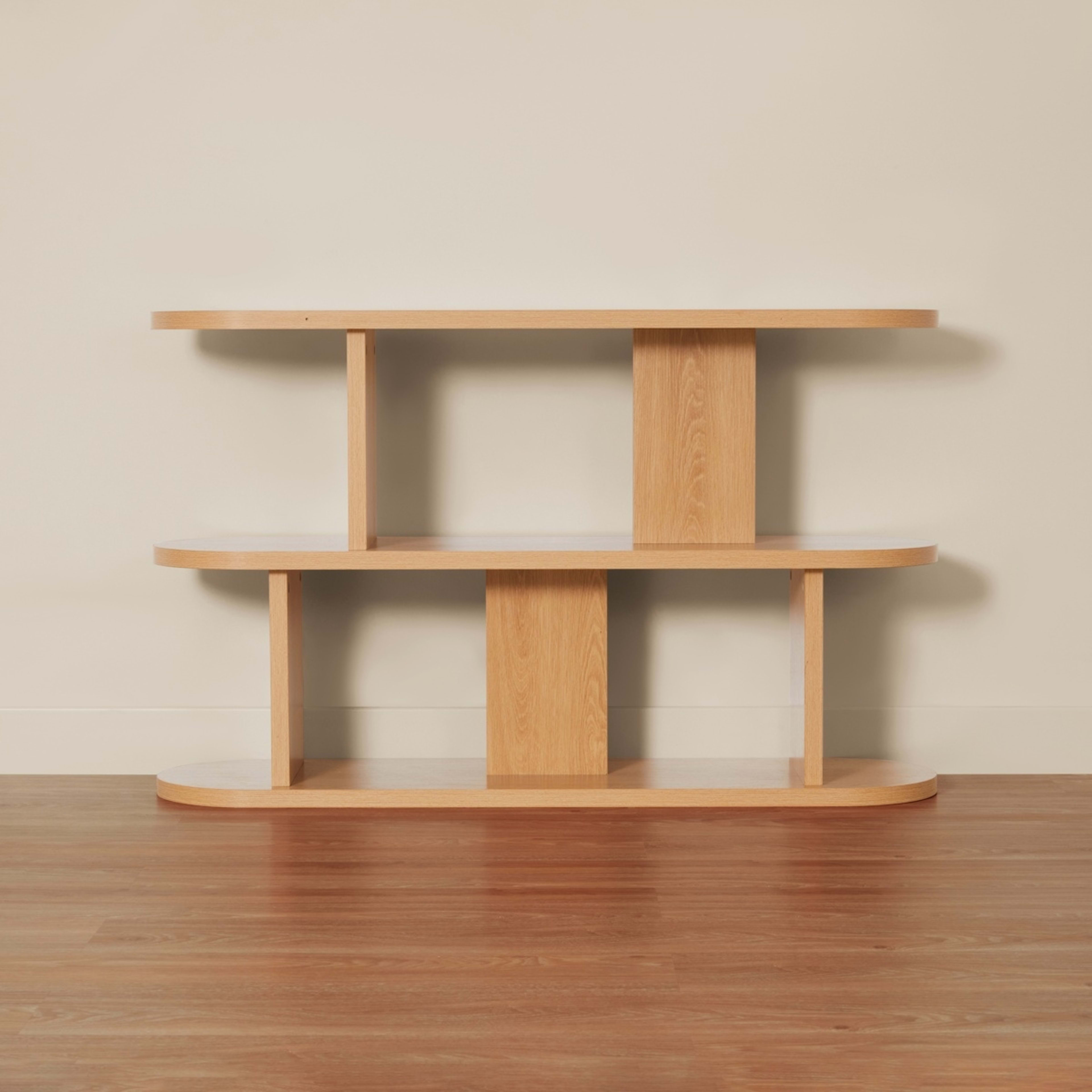 2 3 Tier Bookshelf - Oak, 2 of 6