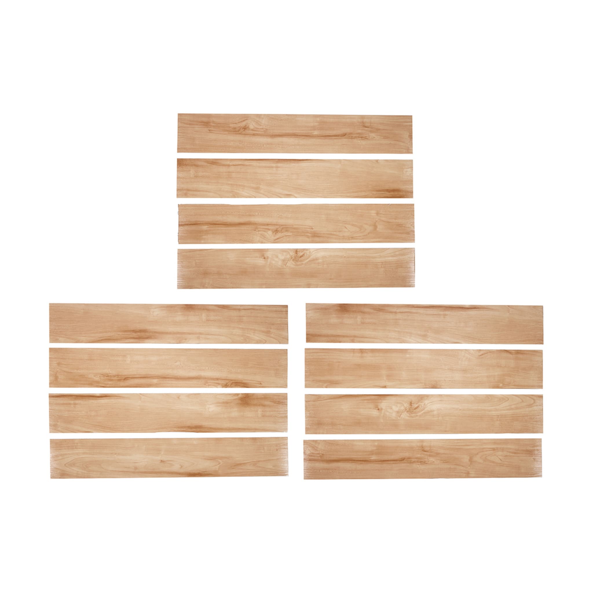 12 Pack Blonde Oak Look Vinyl Floor Planks Kmart