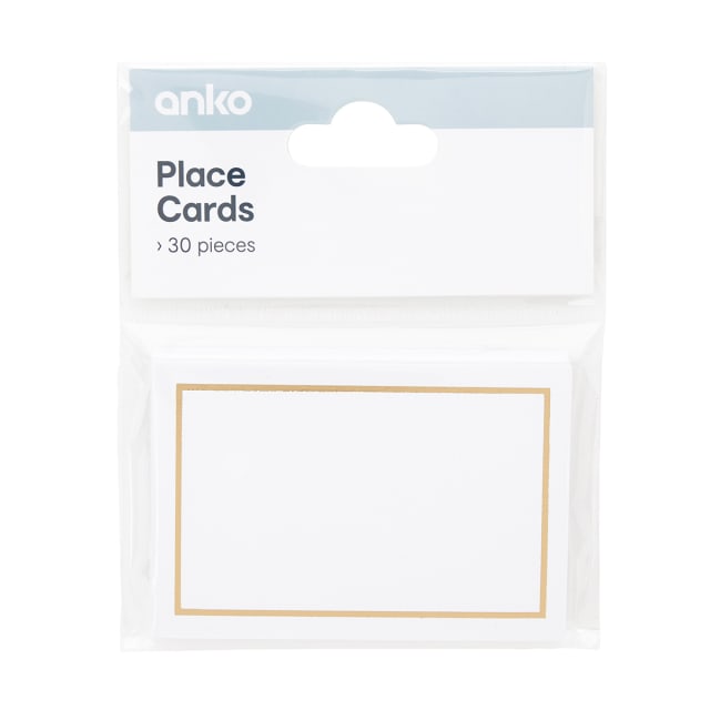 30 Pack Place Cards Kmart