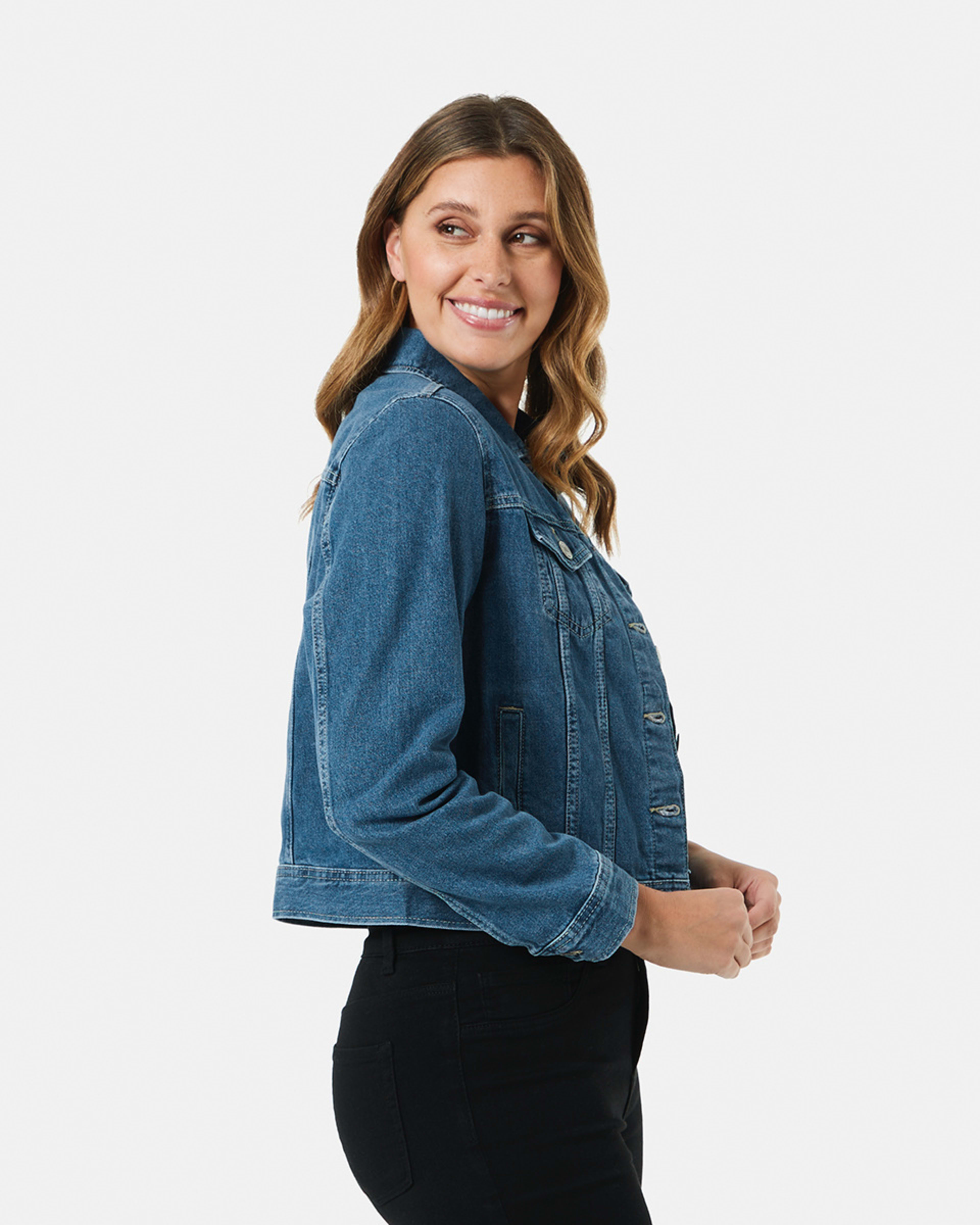 3 Denim Jacket MID WASH, 3 of 7