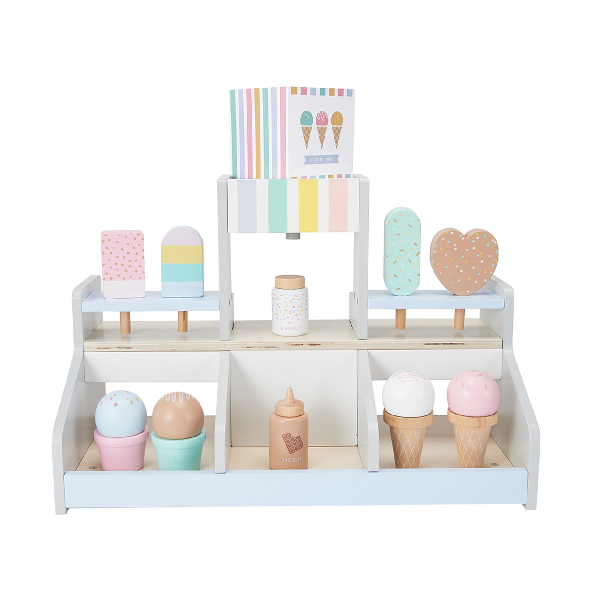 18 Piece Wooden IceCream Shop Kmart