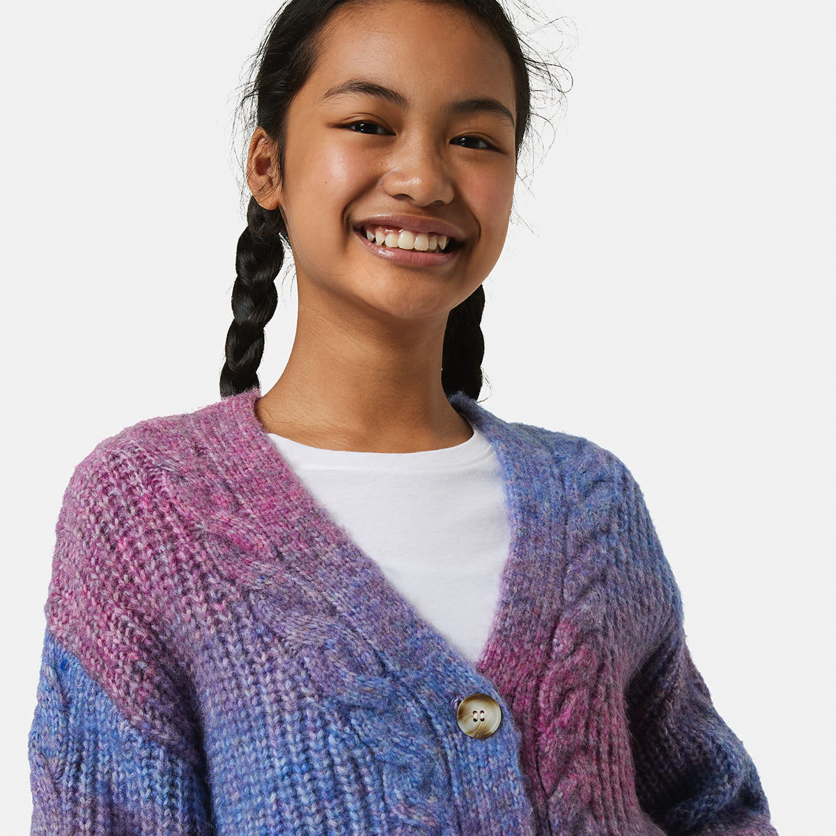 Long Sleeve Knit Cardigan Kmart