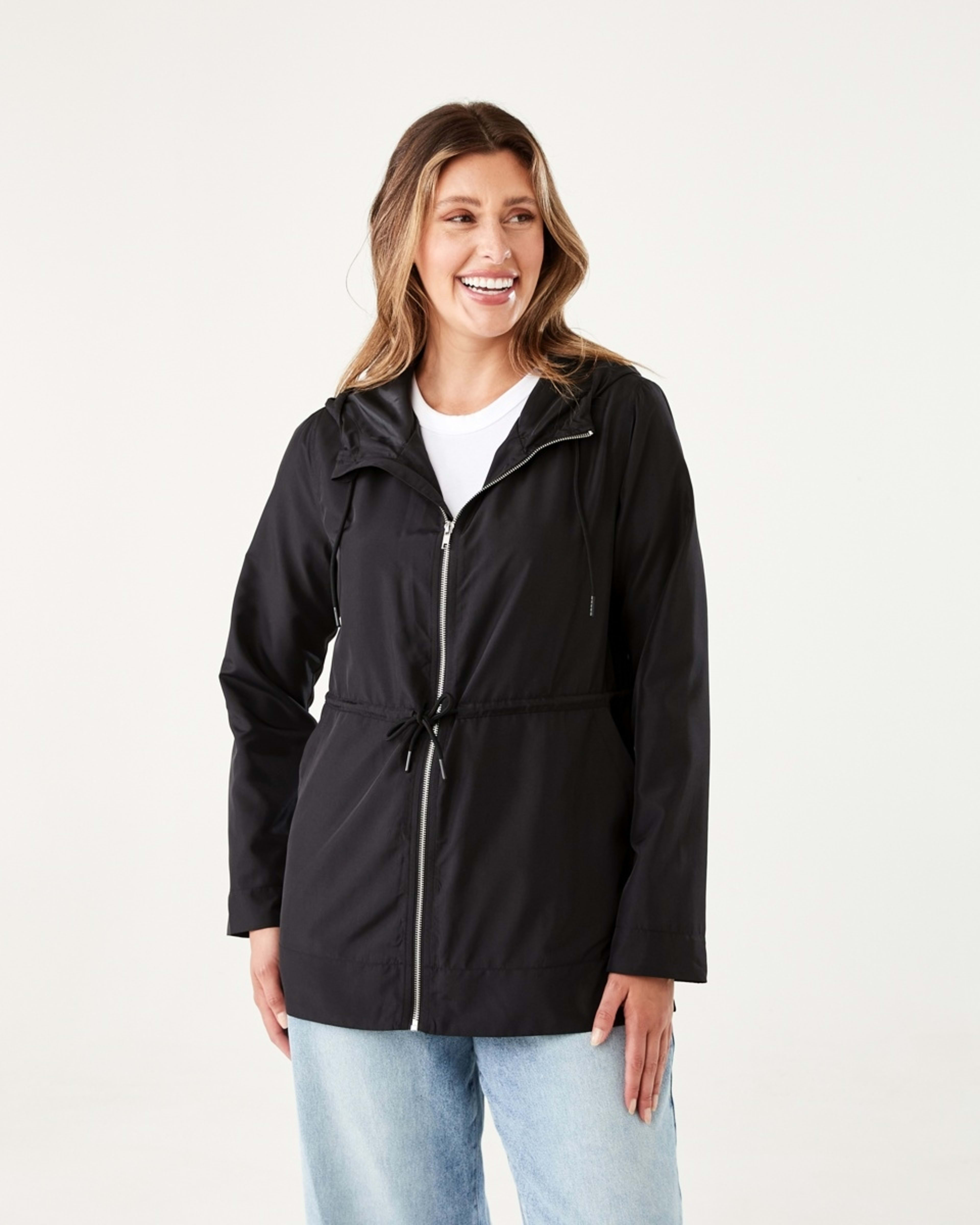 1 Rain Mac Black
