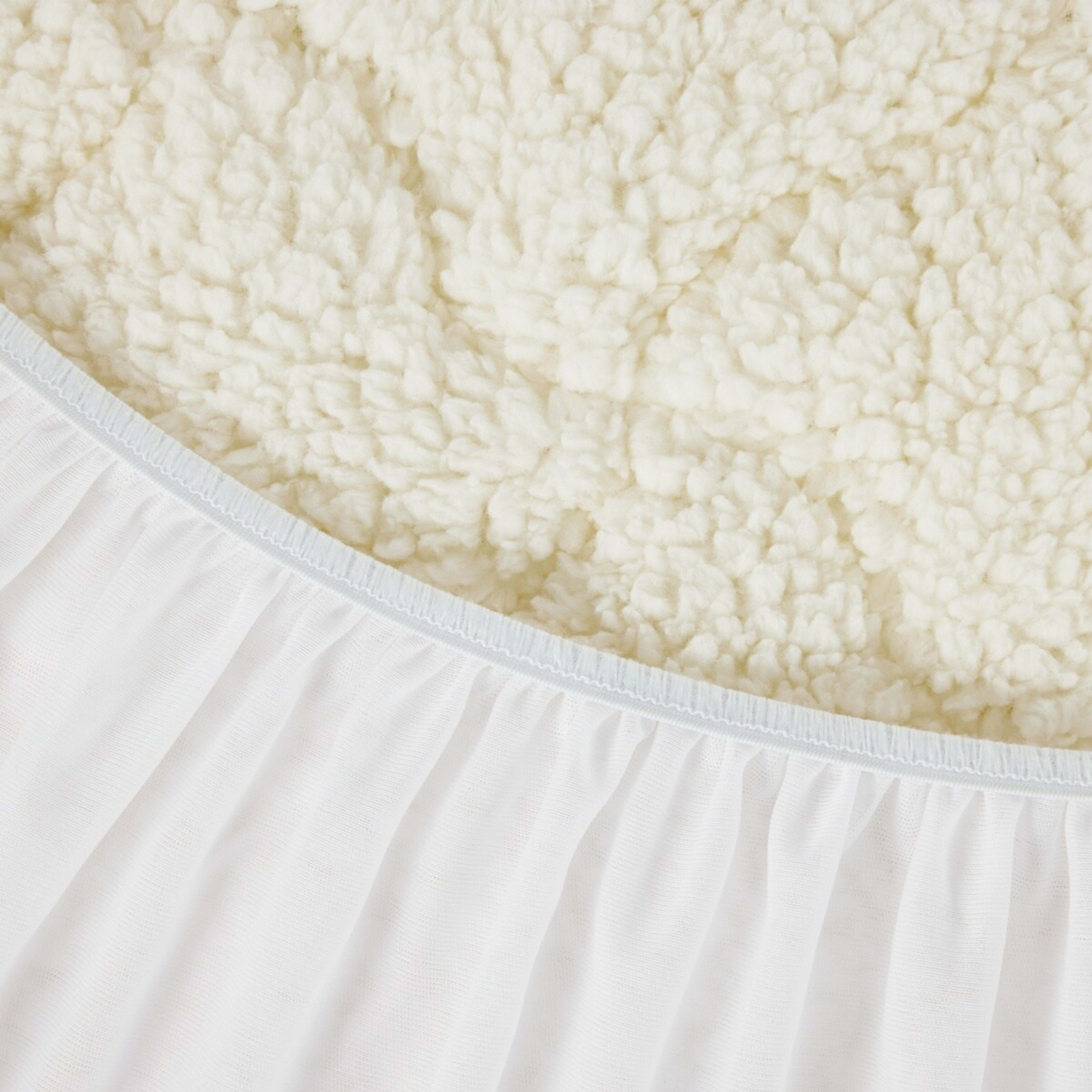 3 Winter Sherpa Underlay - Single Bed, Beige, 3 of 5