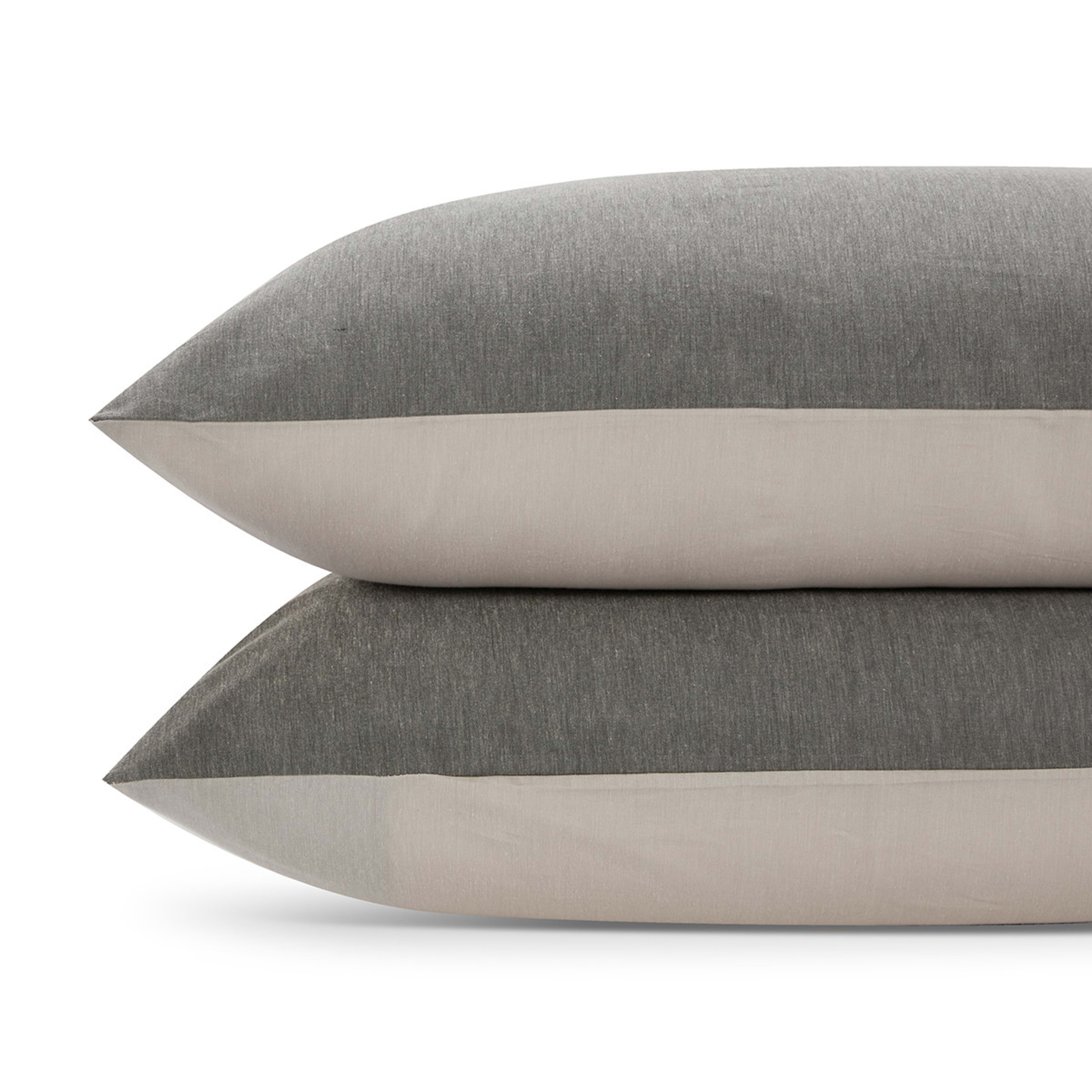 Billy Reversible Quilt Cover Set Queen Bed, Grey Kmart