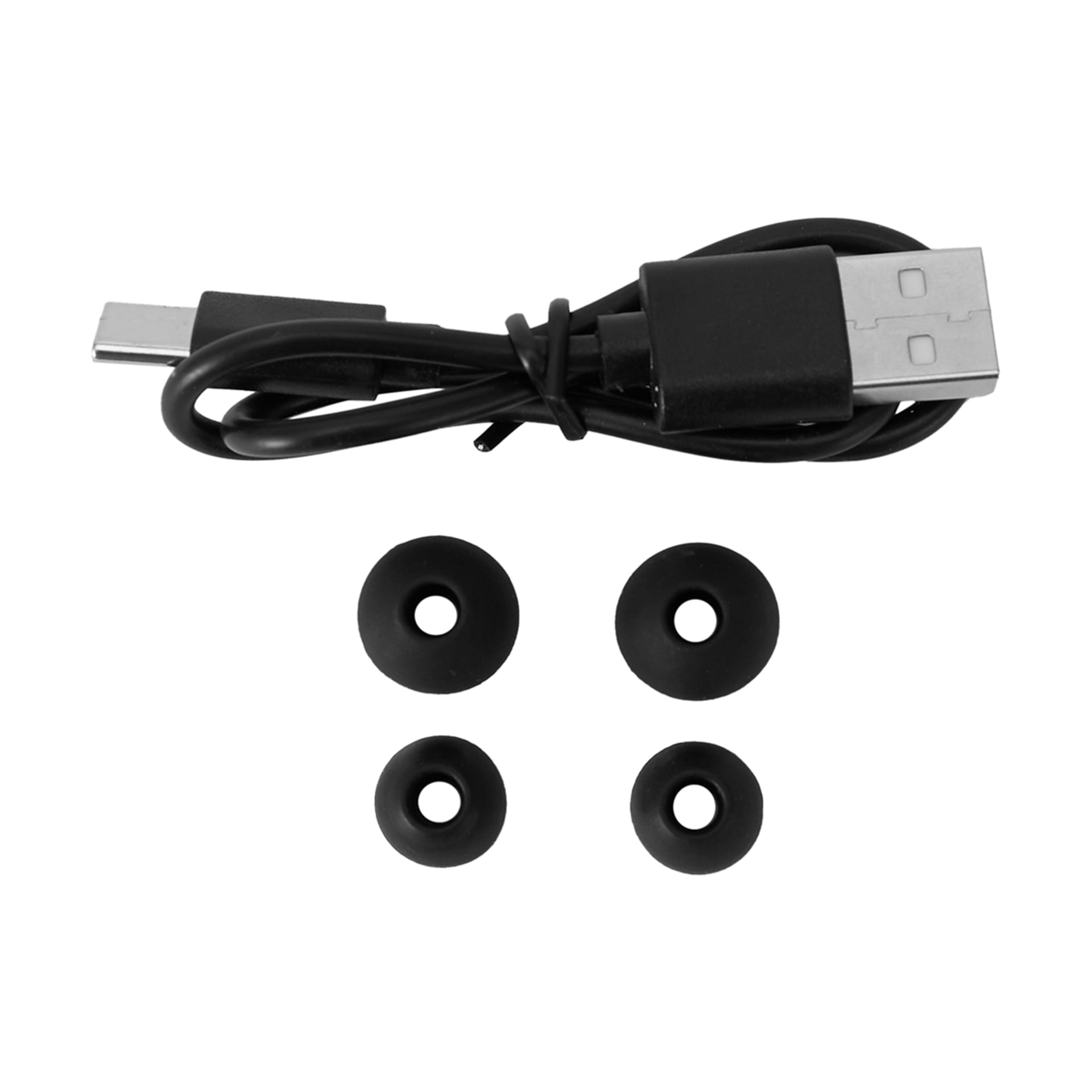 True Wireless Earbuds with Powerbank Black Kmart