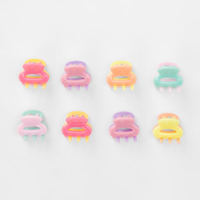 8 Pack Claw Hair Clips Kmart NZ