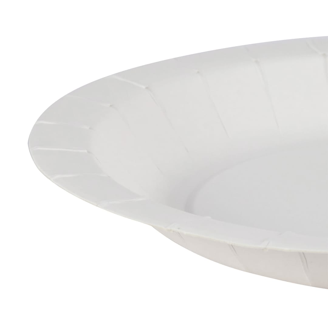 50 Piece White Dessert Paper Plates Kmart