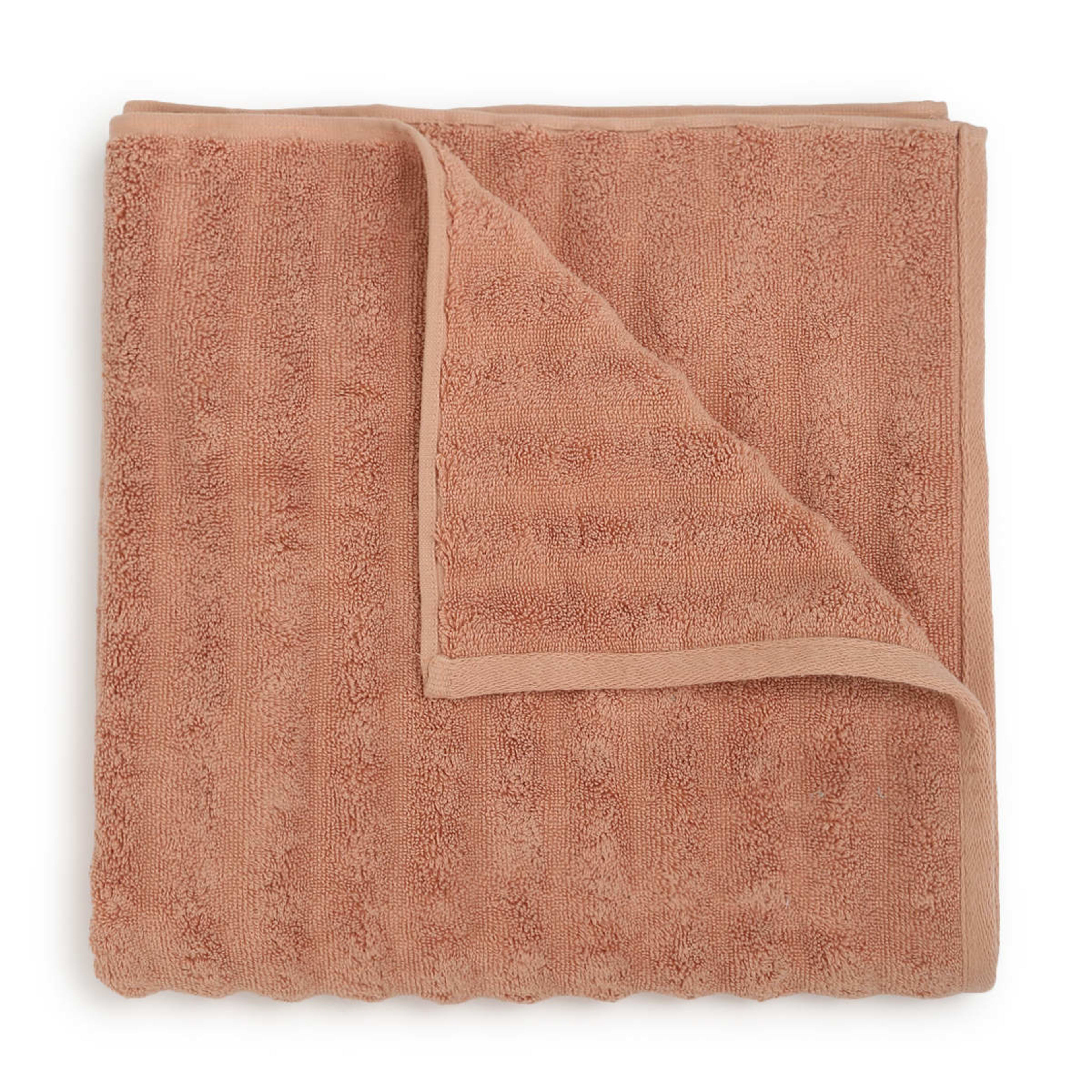 Thick Ribbed Australian Cotton Bath Sheet - Sunset - Kmart