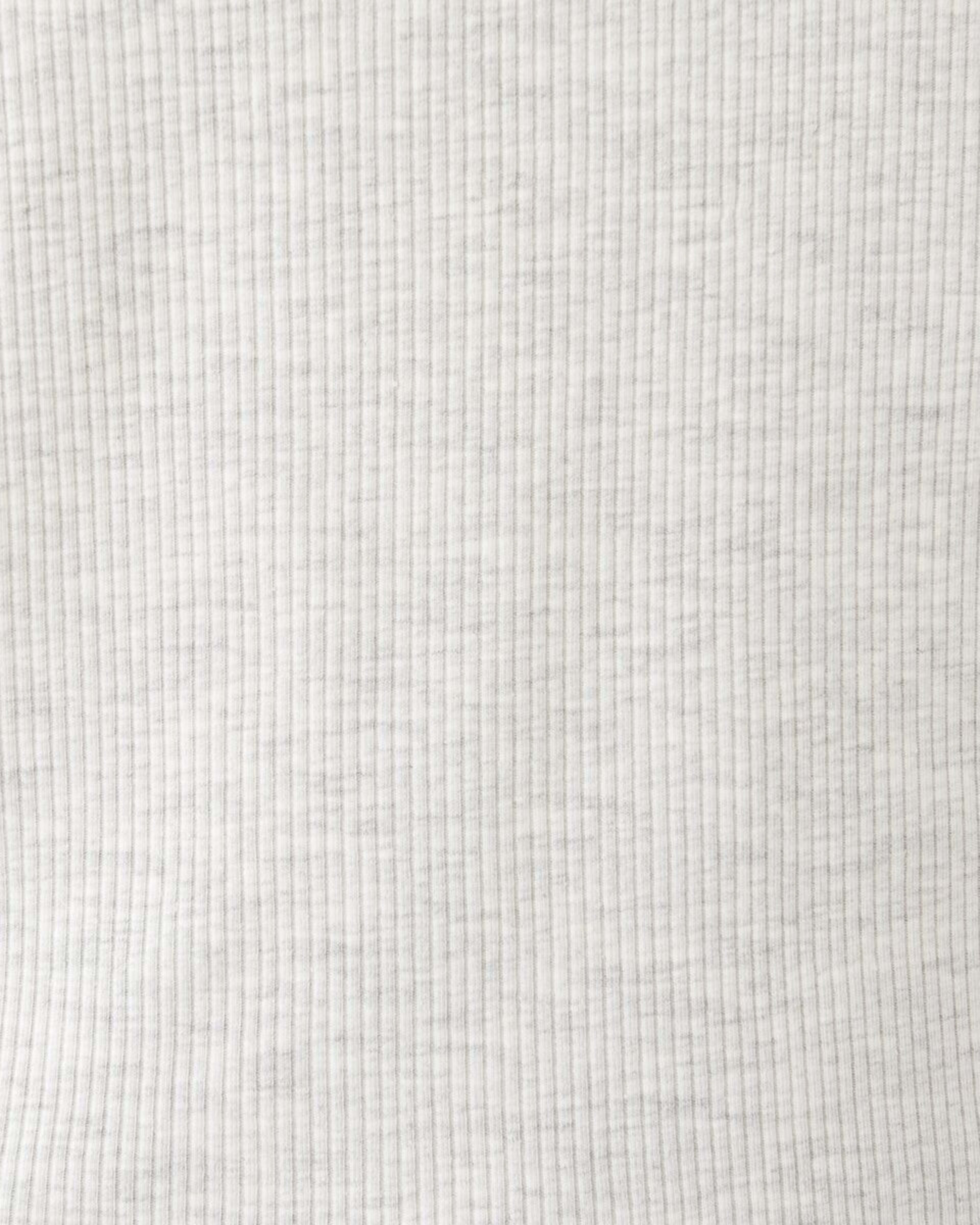 5 Short Sleeve Rib Top Wht Marle, 5 of 9