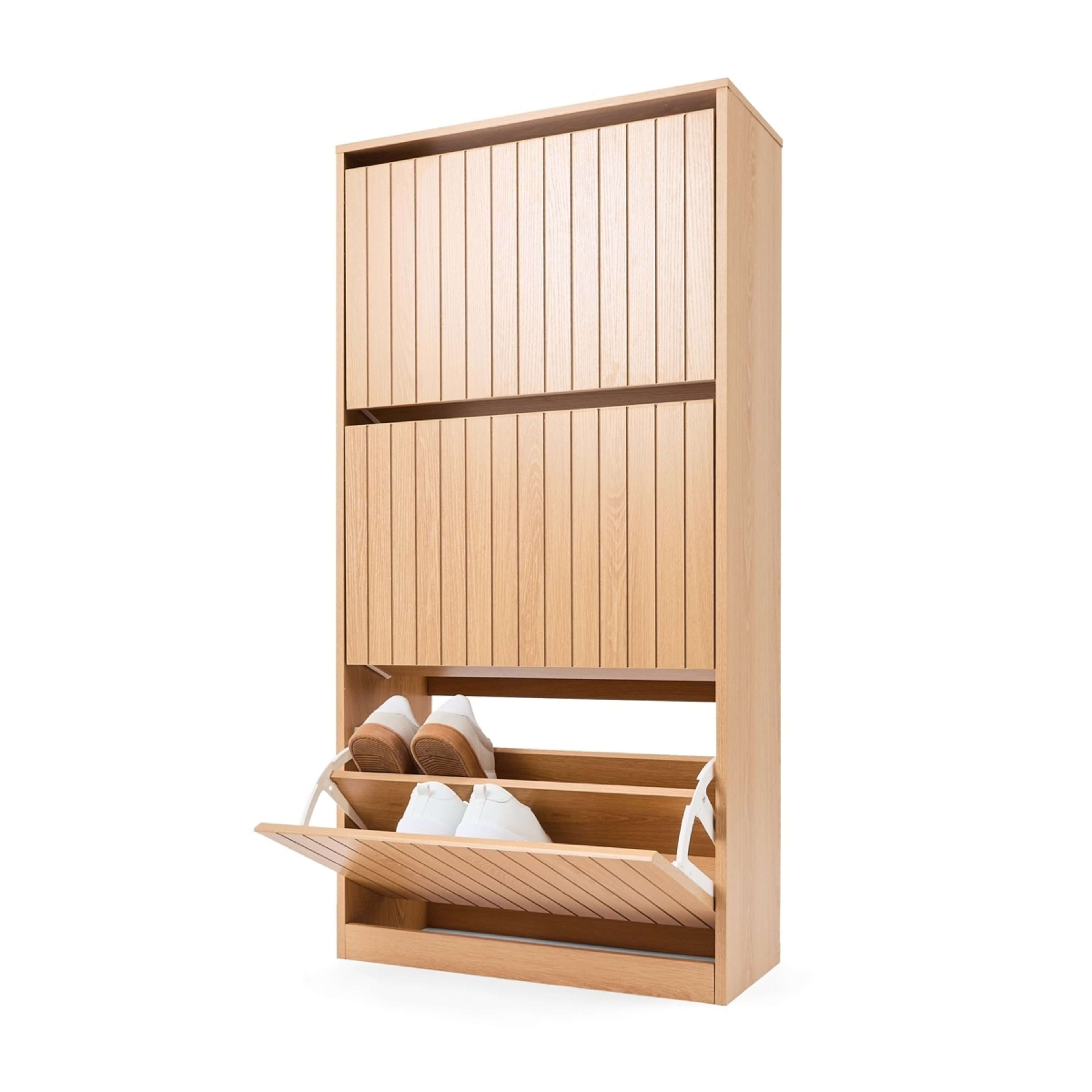 1 Leon 3 Tier Shoe Cabinet