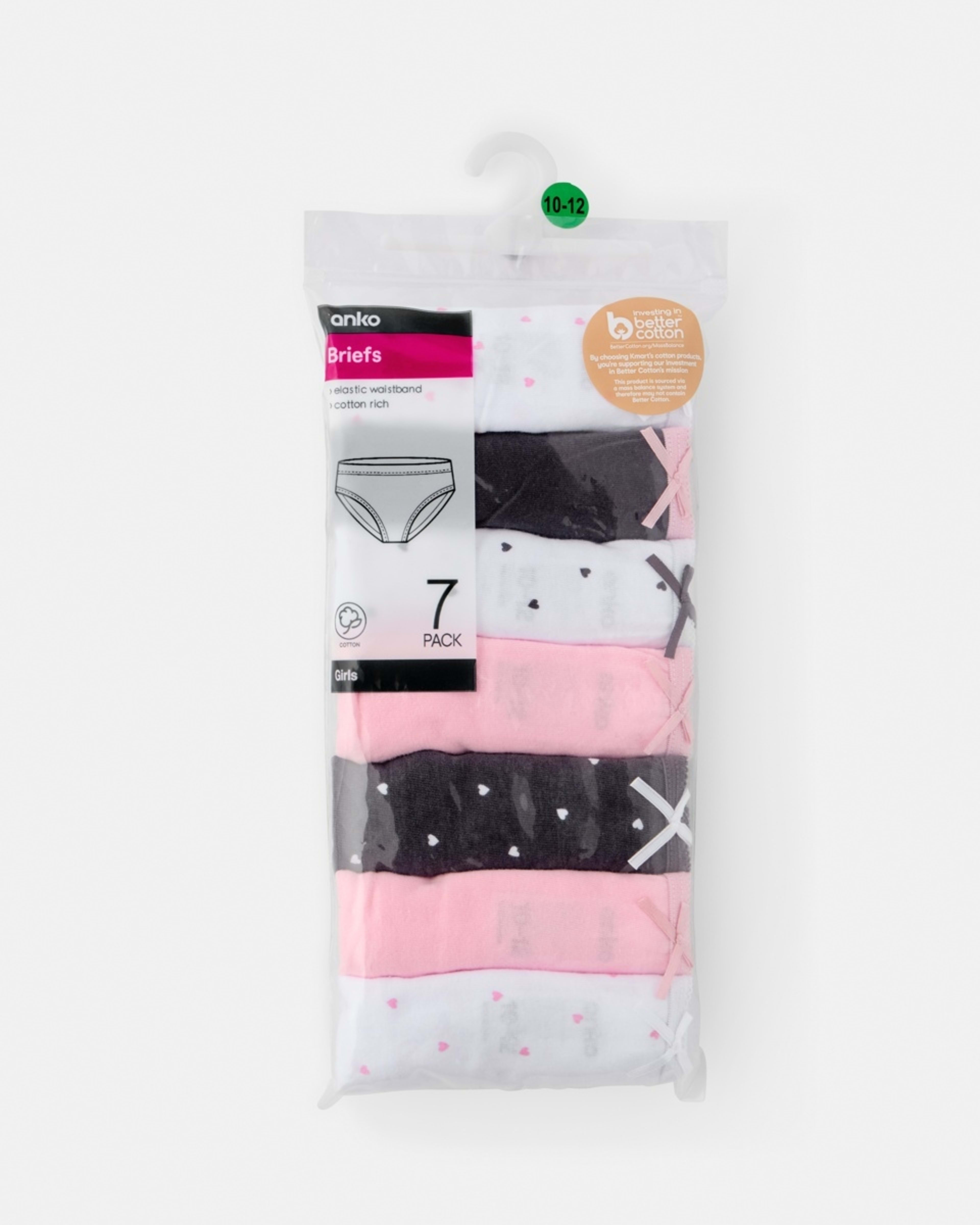 10 7 Pack Briefs HEARTS, 10 of 10