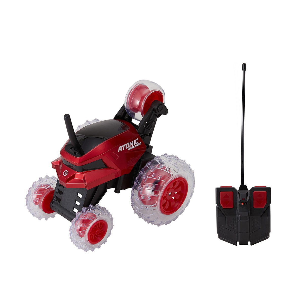 rc monster spinning car