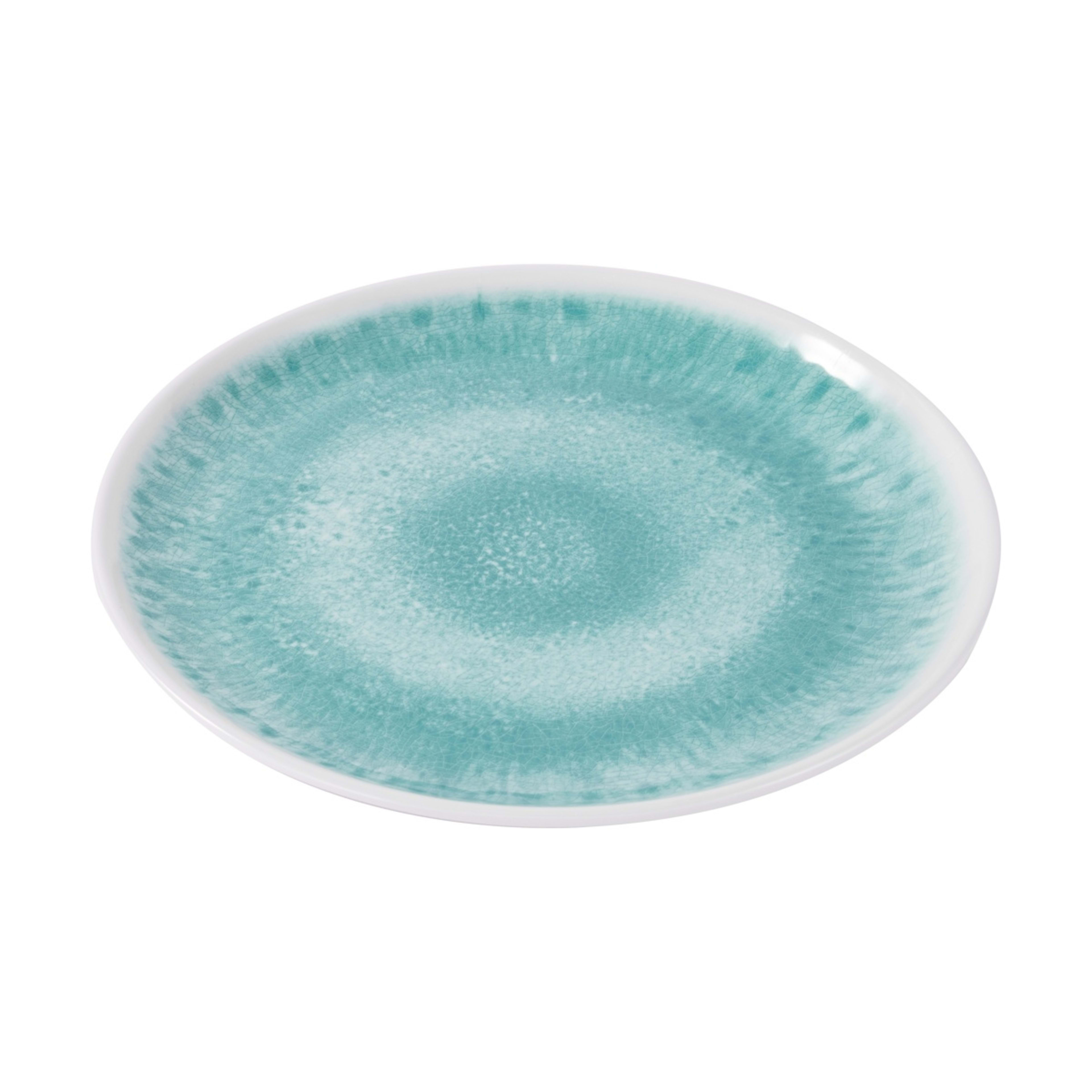 3 4 Pack Mint Glazed Look Side Plates, 3 of 7