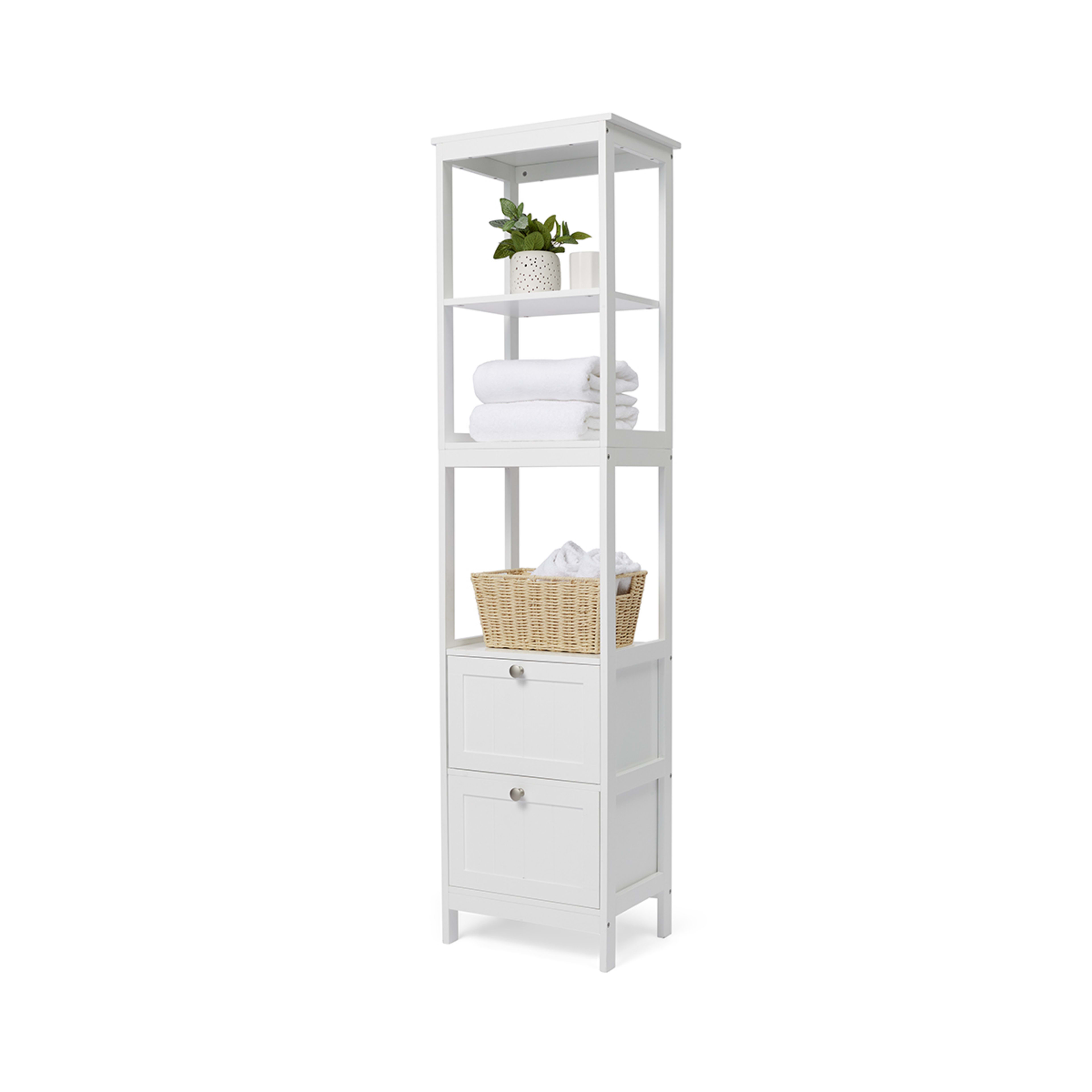 1 Panelled 5 Tier Shelf Unit
